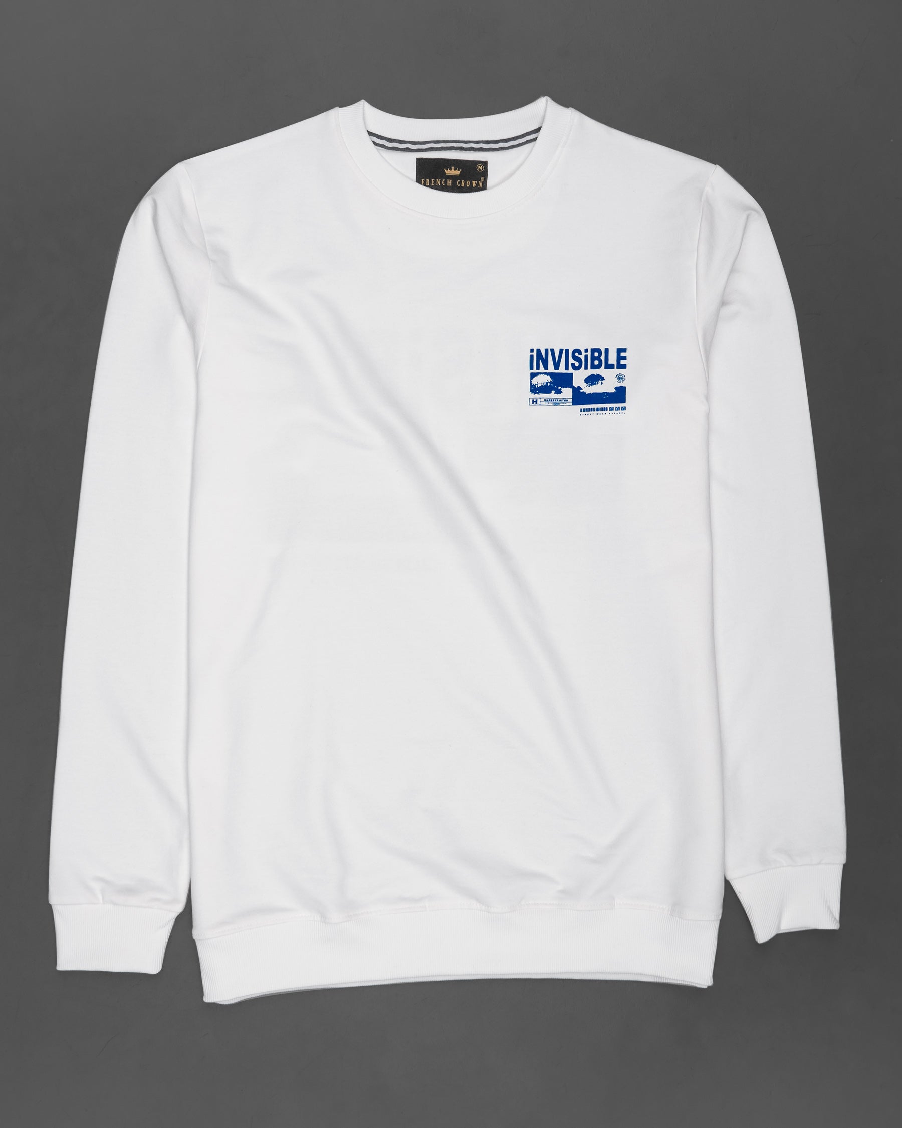 Bright White Premium Cotton Sweatshirt TS600-S, TS600-M, TS600-L, TS600-XL, TS600-XXL, TS600-3XL, TS600-4XL