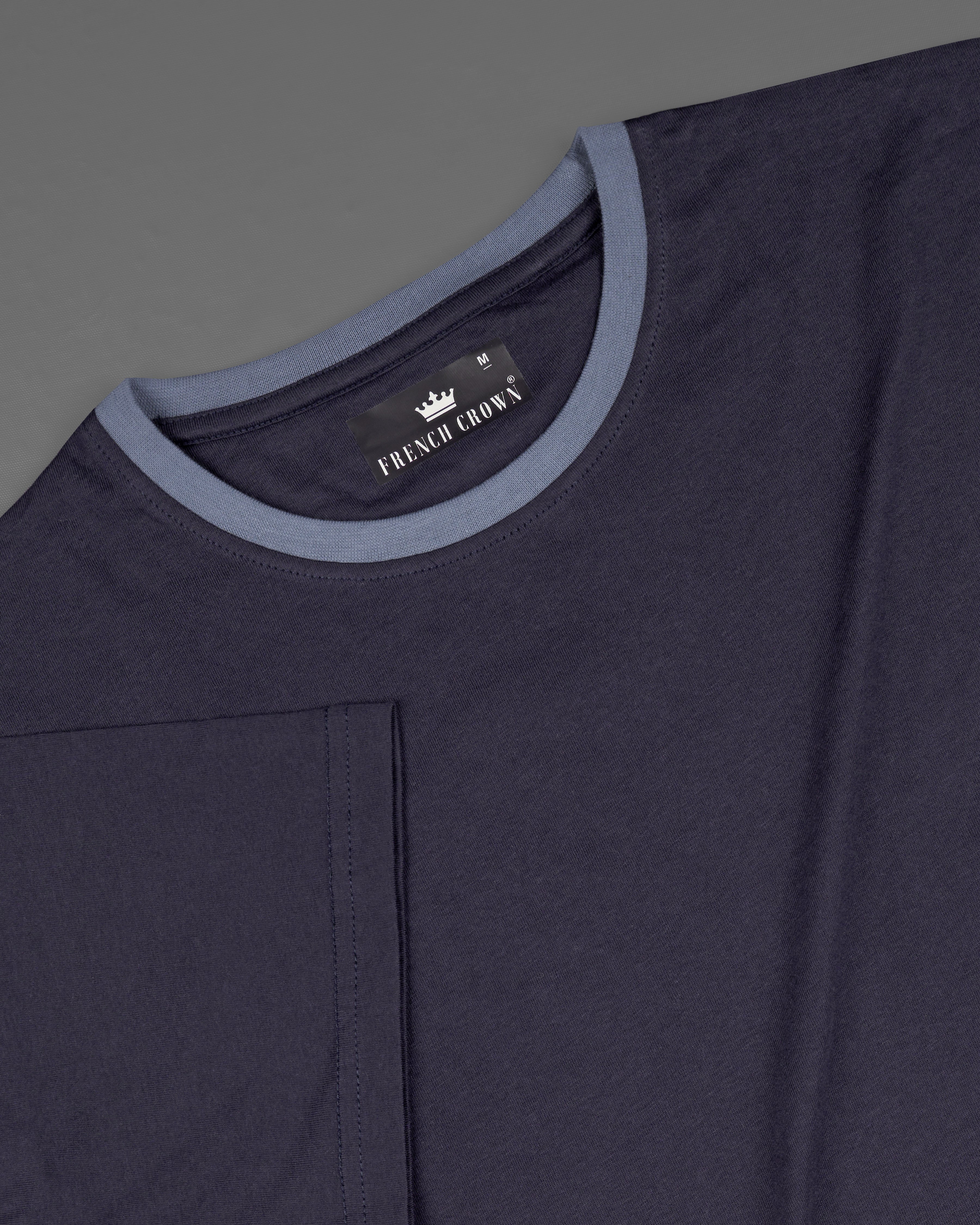 Navy Blue Premium Cotton Organic T-shirt TS643-S, TS643-M, TS643-L, TS643-XL, TS643-XXL