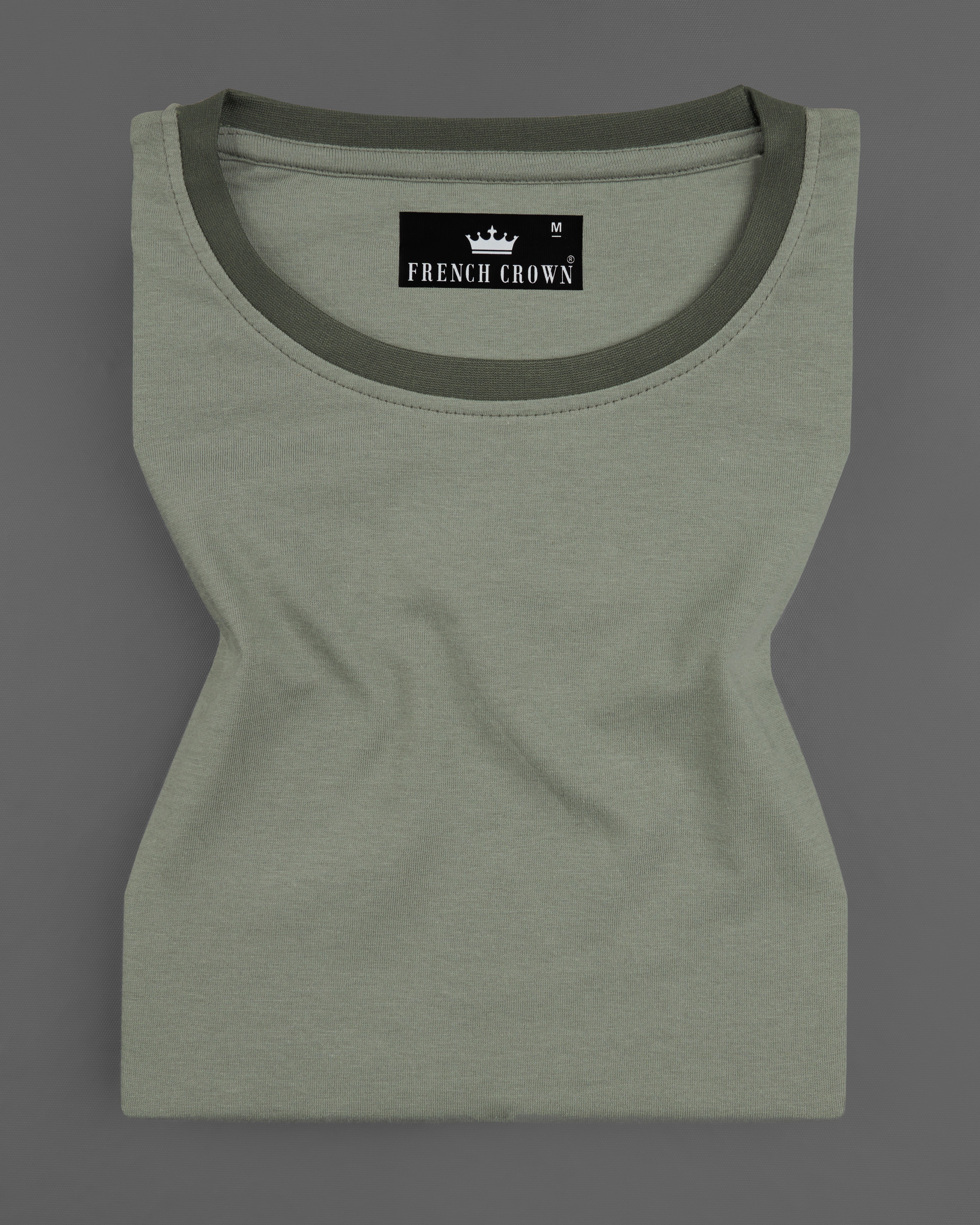 Granite Green Premium Cotton T-shirt TS657-S, TS657-M, TS657-L, TS657-XL, TS657-XXL