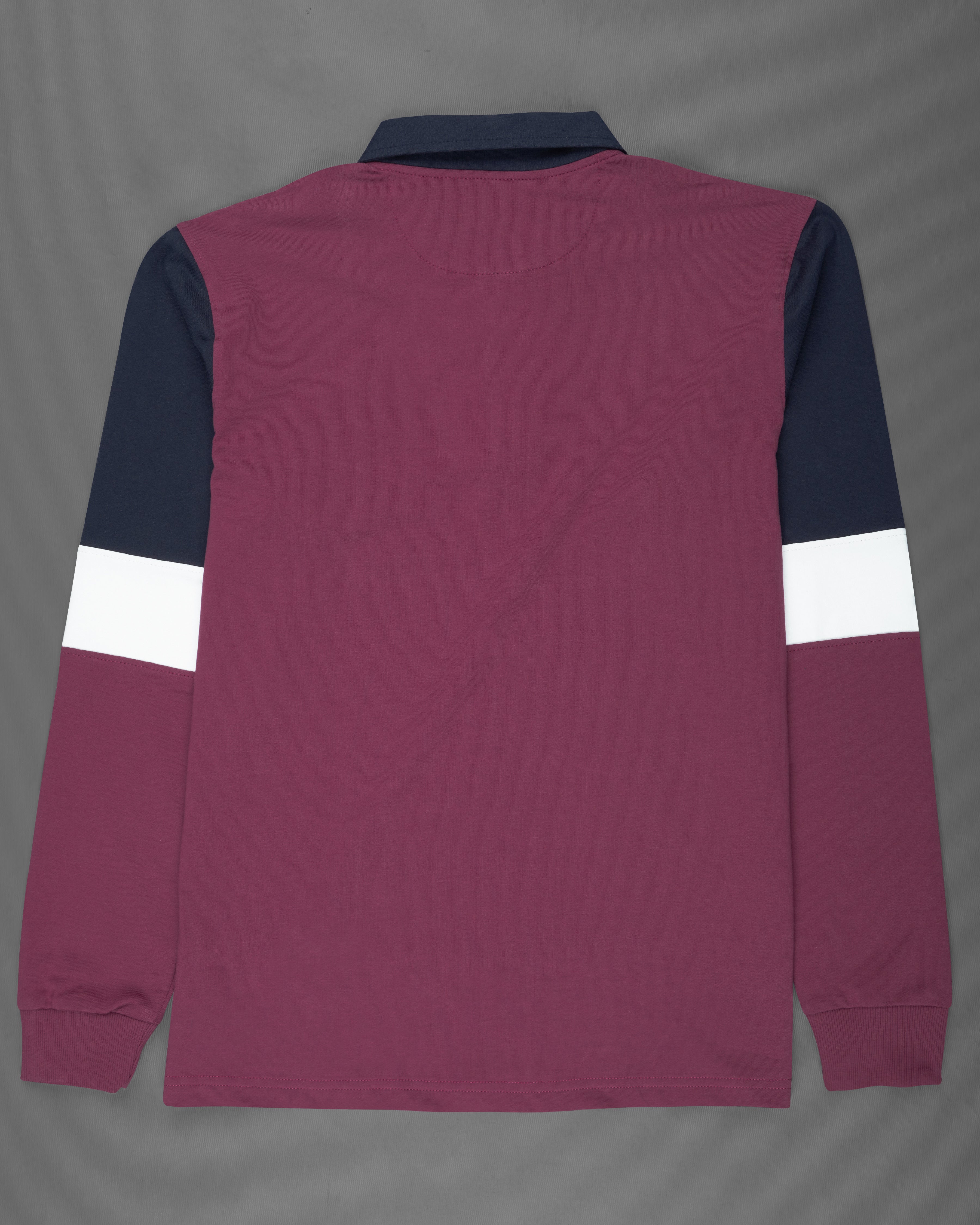 Tuscan Pink with Block Pattern Pique Polo Sweatshirt TS664-S, TS664-M, TS664-L, TS664-XL, TS664-XXL