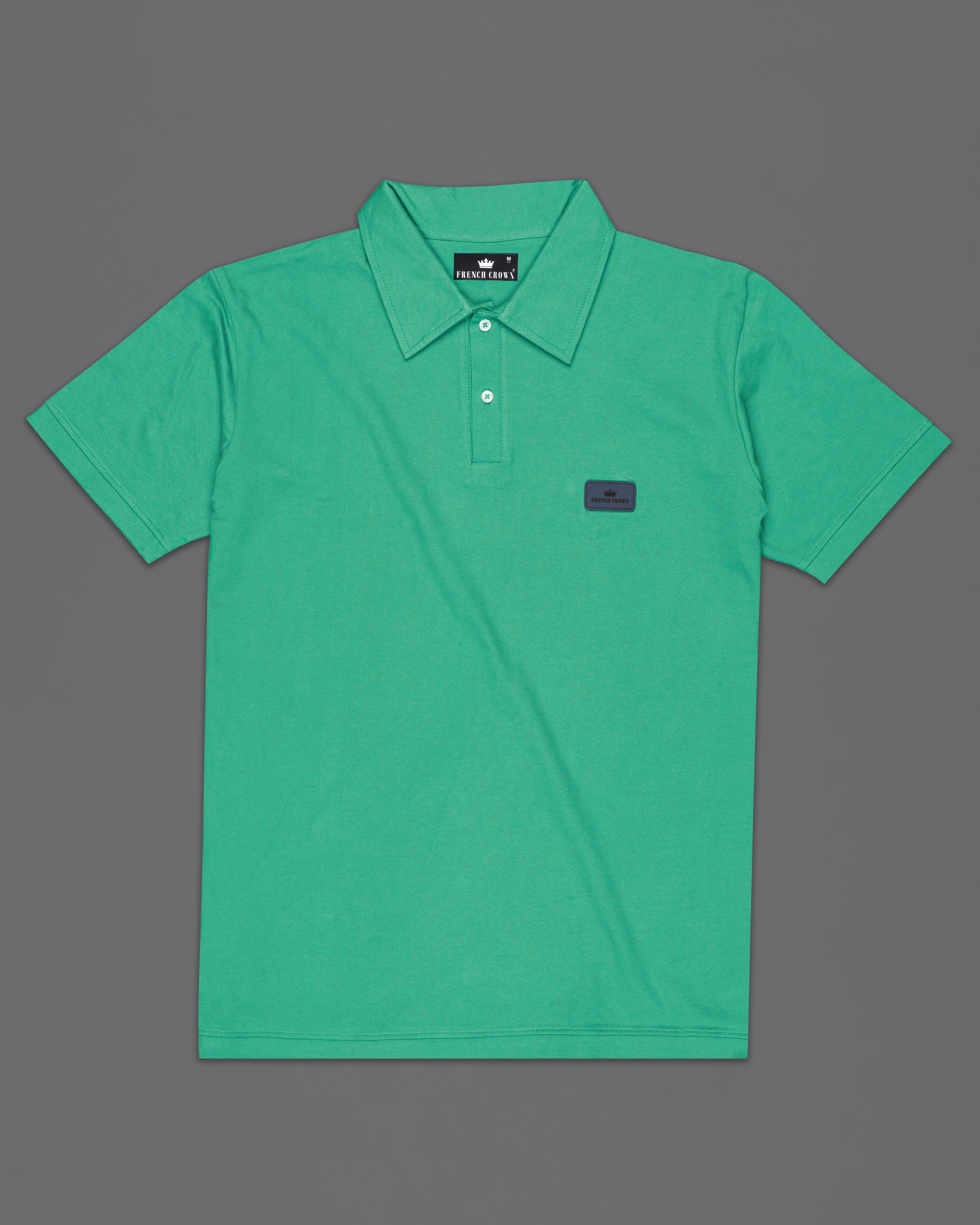 Seaweed Green Organic Cotton Pique Polo TS774-S, TS774-M, TS774-L, TS774-XL, TS774-XXL