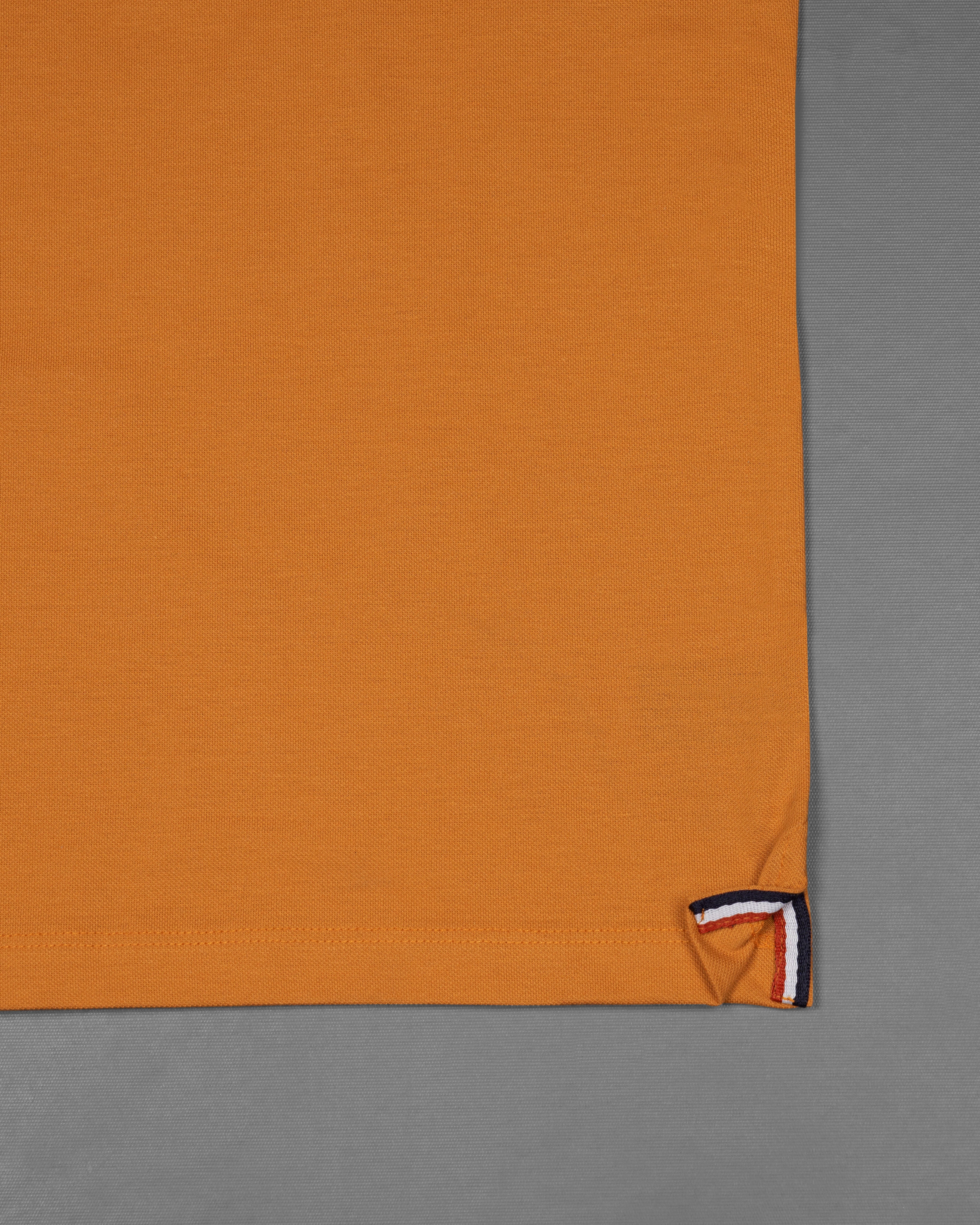 Orche Orange Organic Cotton Mercerised Pique Polo