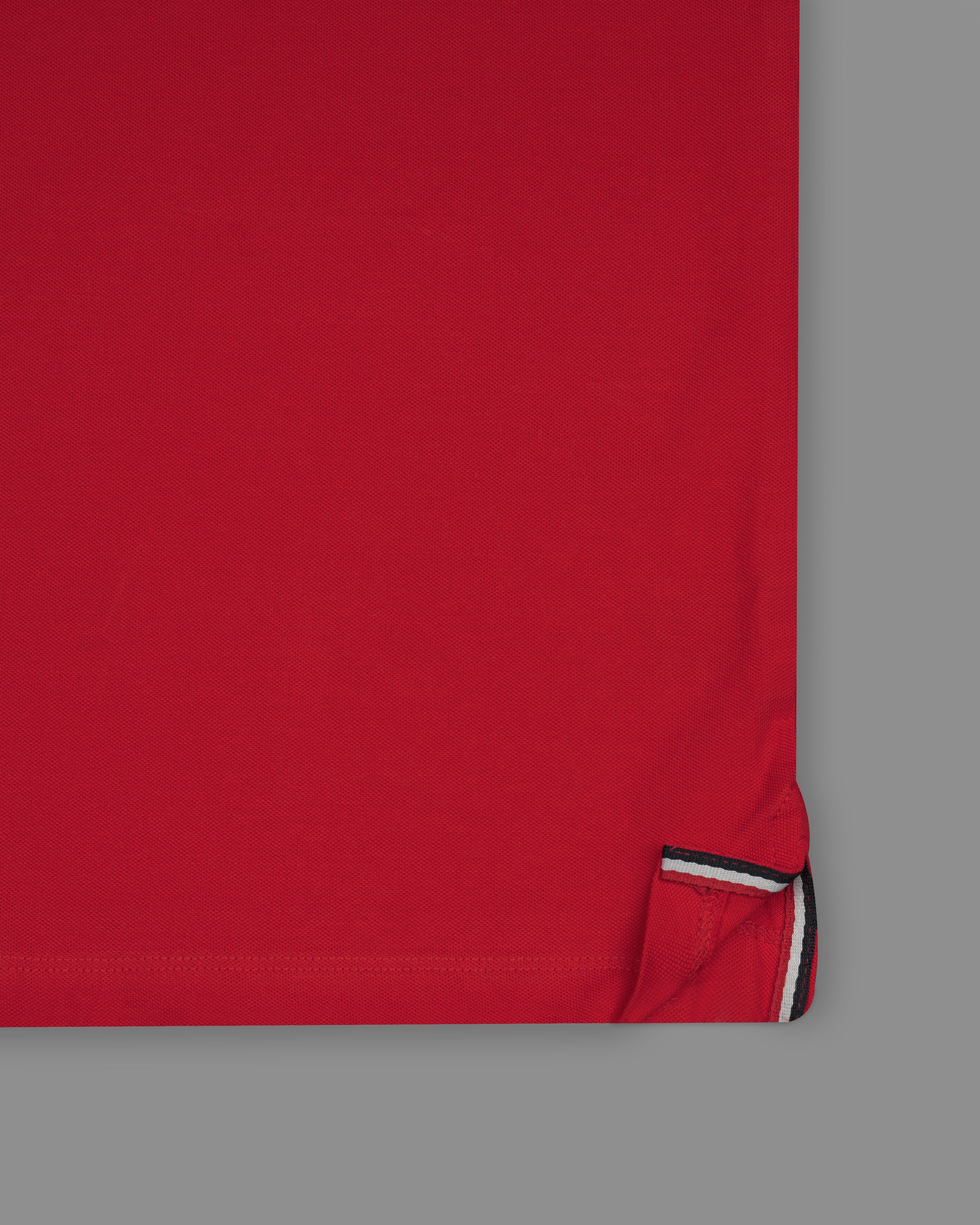 Tabasco Red Organic Cotton Pique Polo TS855-S, TS855-M, TS855-L, TS855-XL, TS855-XXL