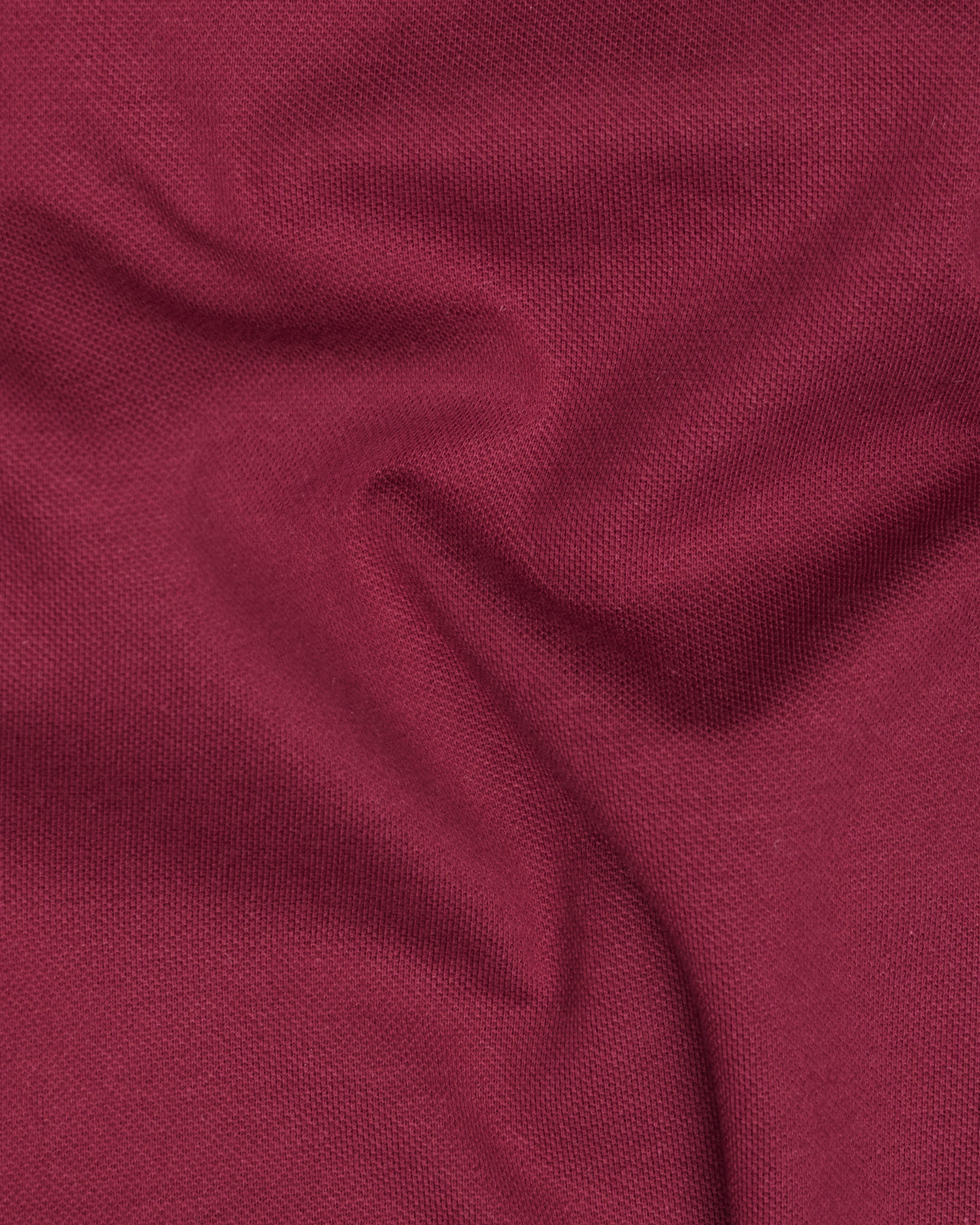 Cordovan Maroon Organic Cotton Pique Polo TS860-S, TS860-M, TS860-L, TS860-XL, TS860-XXL