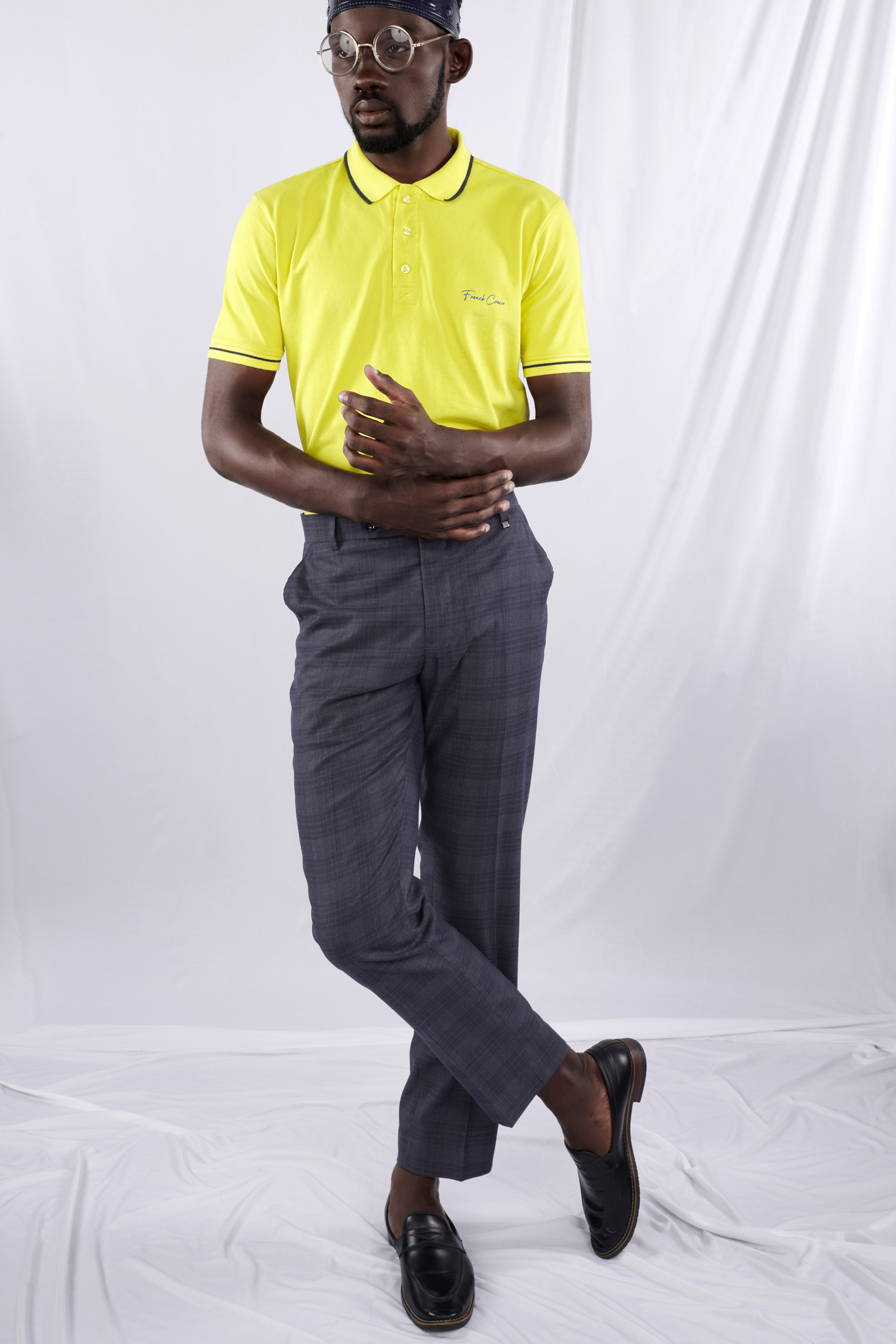 Lemon Yellow Mercerised Pique Polo