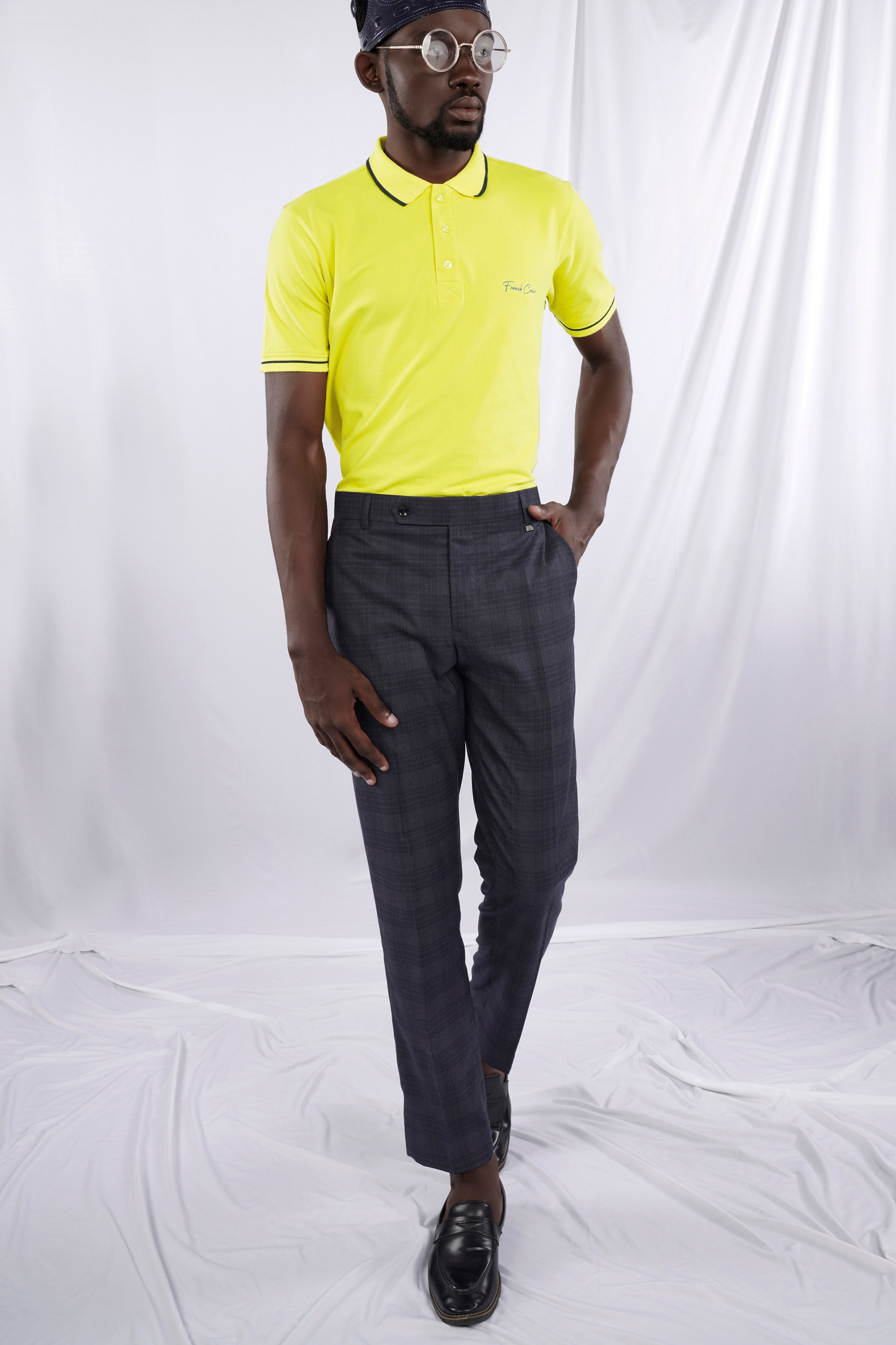 Lemon Yellow Mercerised Pique Polo