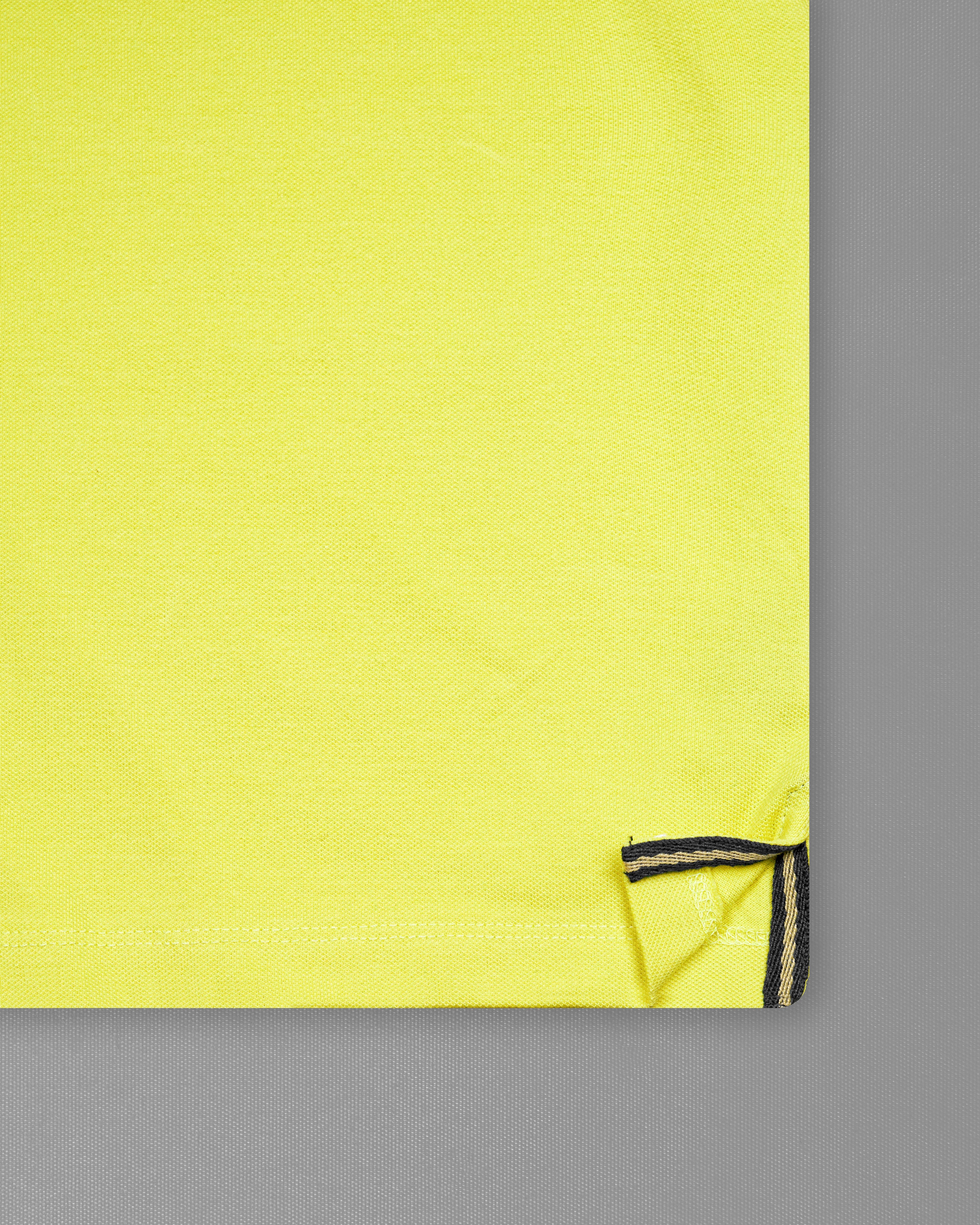 Lemon Yellow Mercerised Pique Polo TS876-S, TS876-M, TS876-L, TS876-XL, TS876-XXL