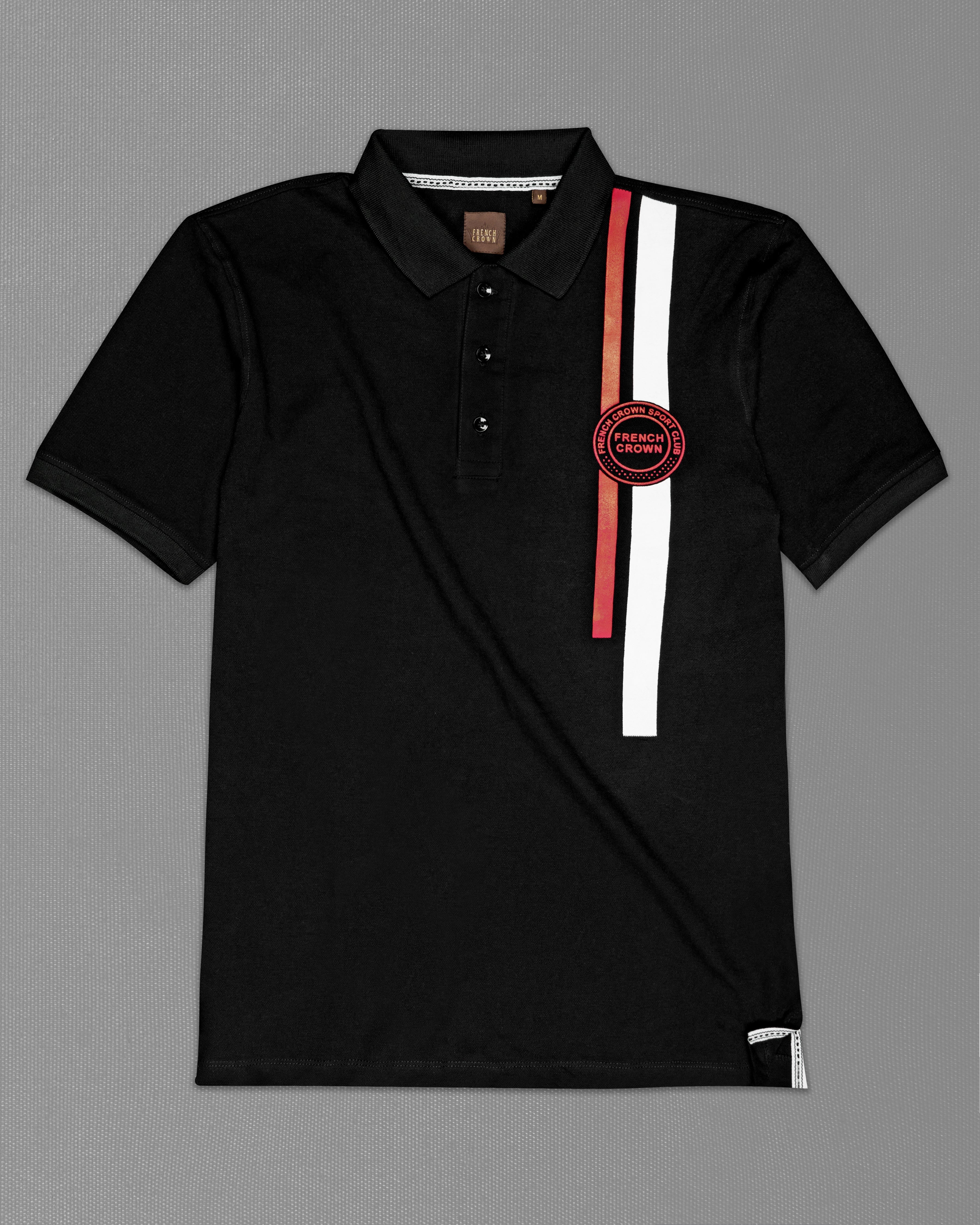 Jade Black Mercerised Pique Polo TS877-S, TS877-M, TS877-L, TS877-XL, TS877-XXL 