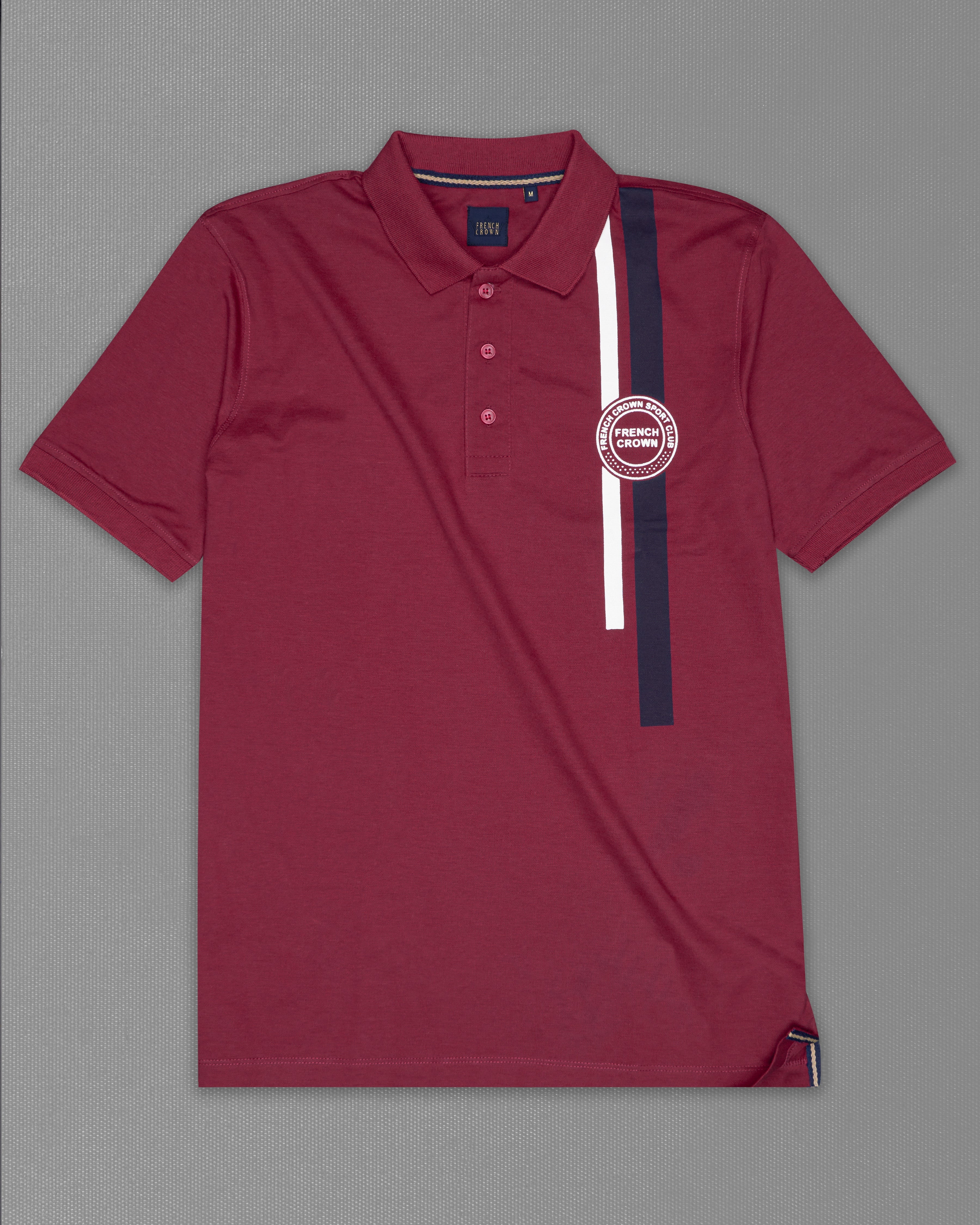 Claret Maroon Mercerised Pique Polo TS881-S, TS881-M, TS881-L, TS881-XL, TS881-XXL