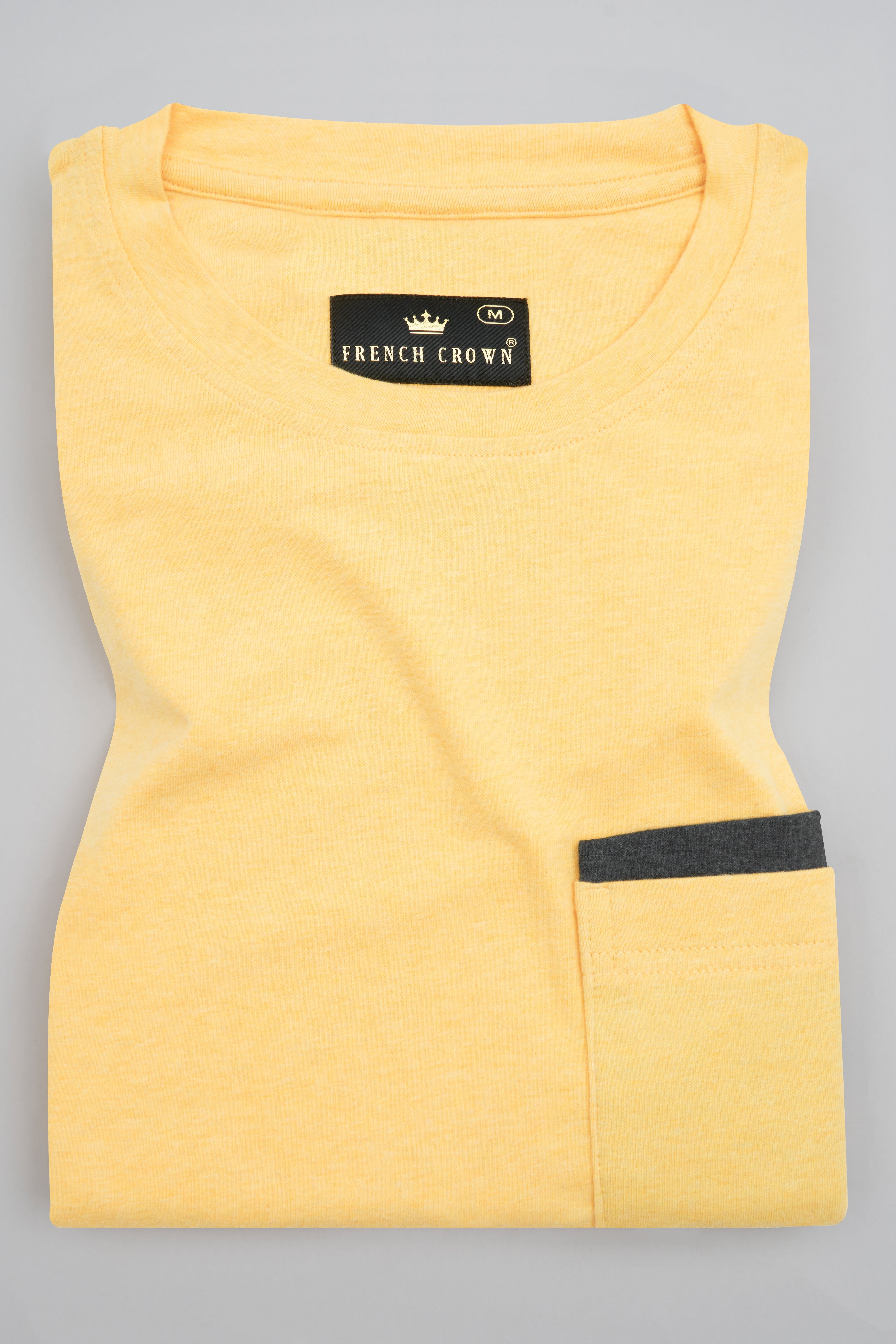 Marzipan Yellow Premium Cotton Jersey T-Shirt TS901-S, TS901-M, TS901-L, TS901-XL, TS901-XXL