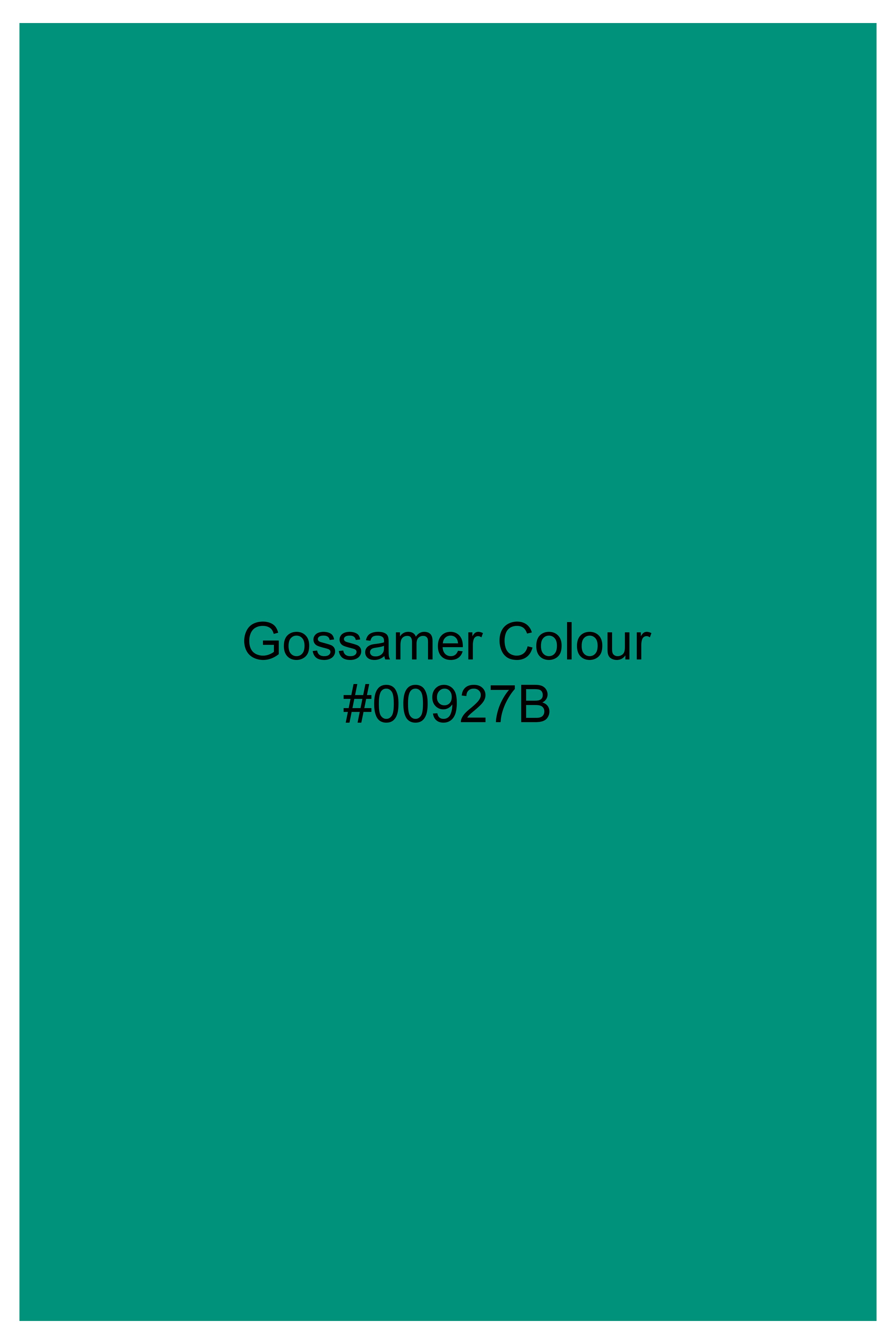 Gossamer Green Hand Painted Premium Cotton Designer T-Shirt TS005-W014-S, TS005-W014-M, TS005-W014-L, TS005-W014-XL, TS005-W014-XXL