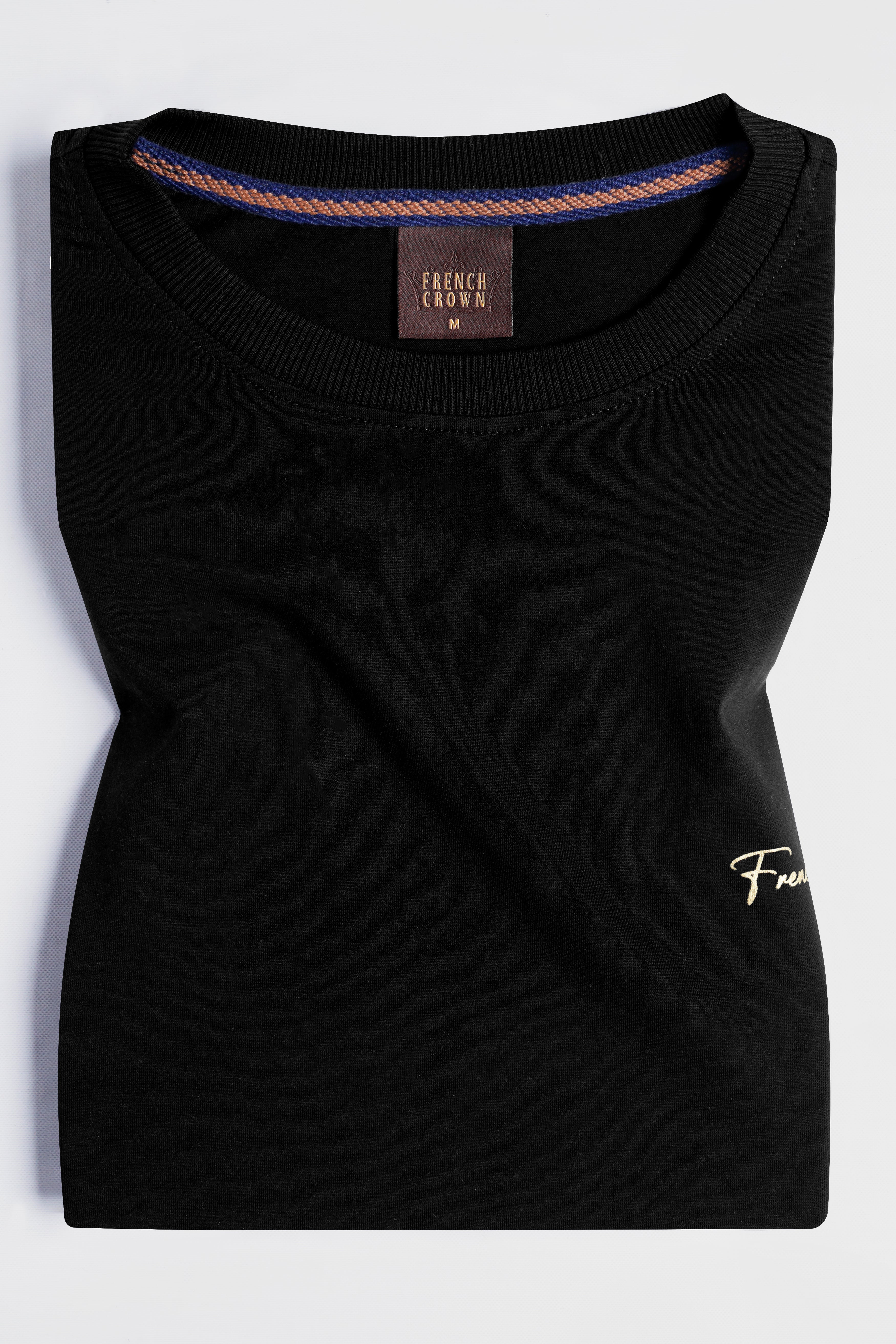 Jade Black Premium Cotton T-Shirt