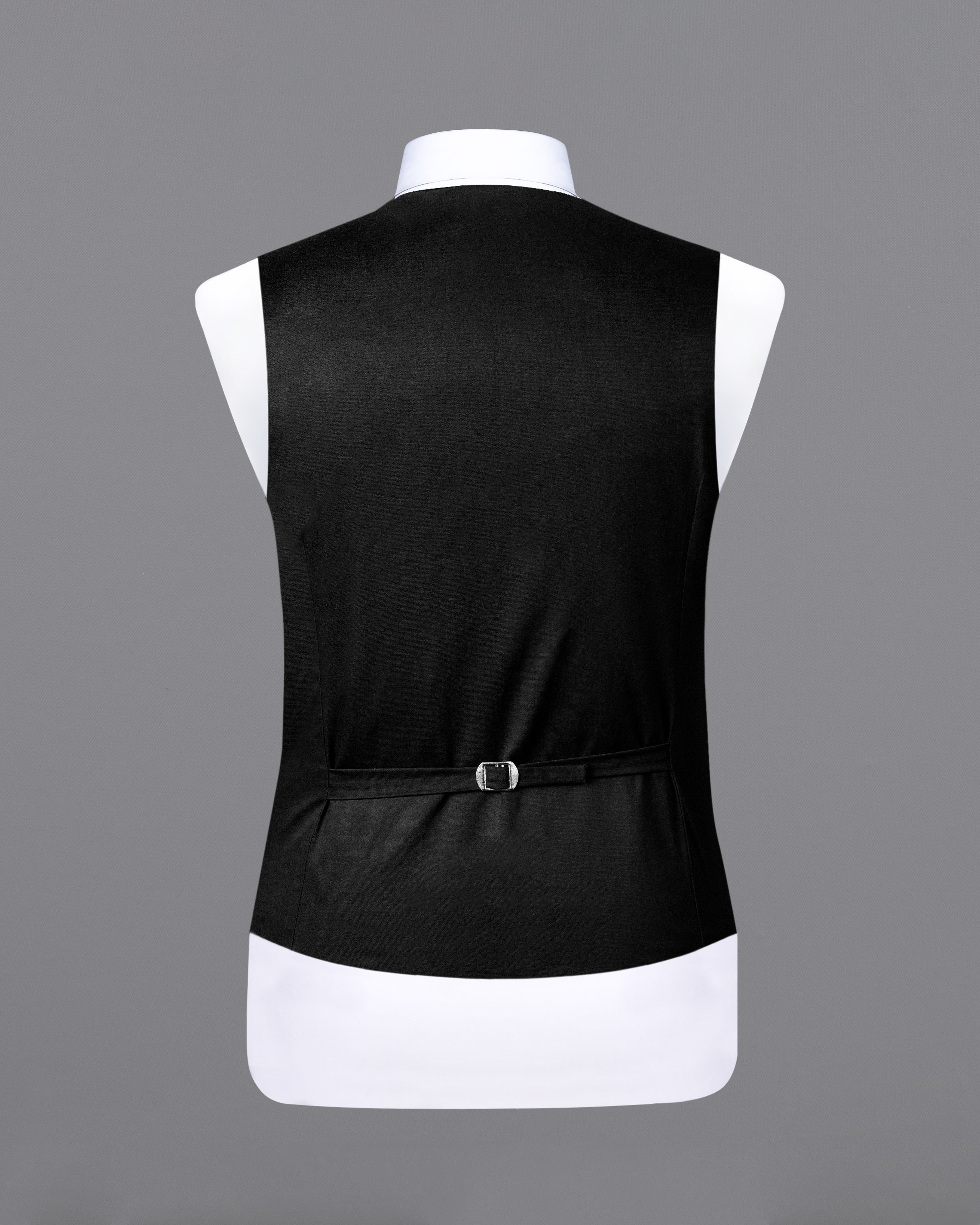 Jade Black Solid Premium Cotton Waistcoat V2622-36, V2622-38, V2622-40, V2622-42, V2622-44, V2622-46, V2622-48, V2622-50, V2622-52, V2622-54, V2622-56, V2622-58, V2622-60