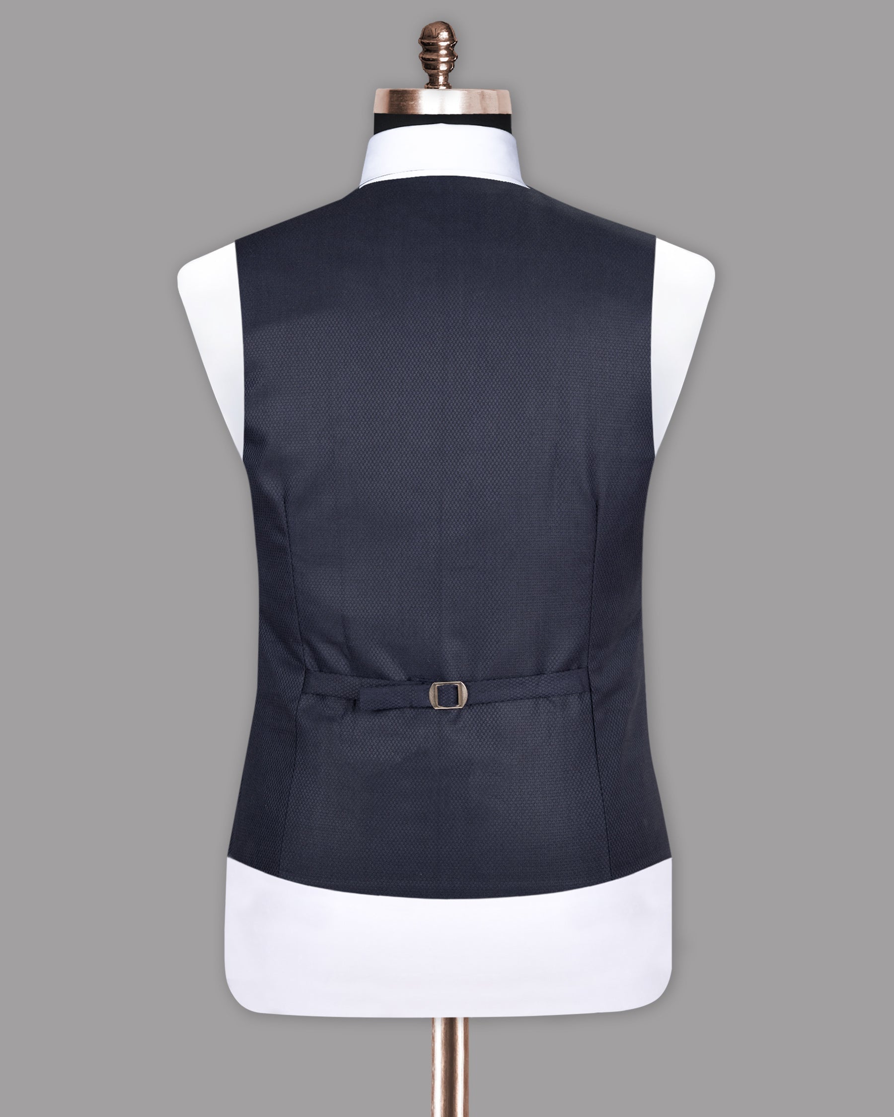 Royal Blue Wool-rich Waistcoat