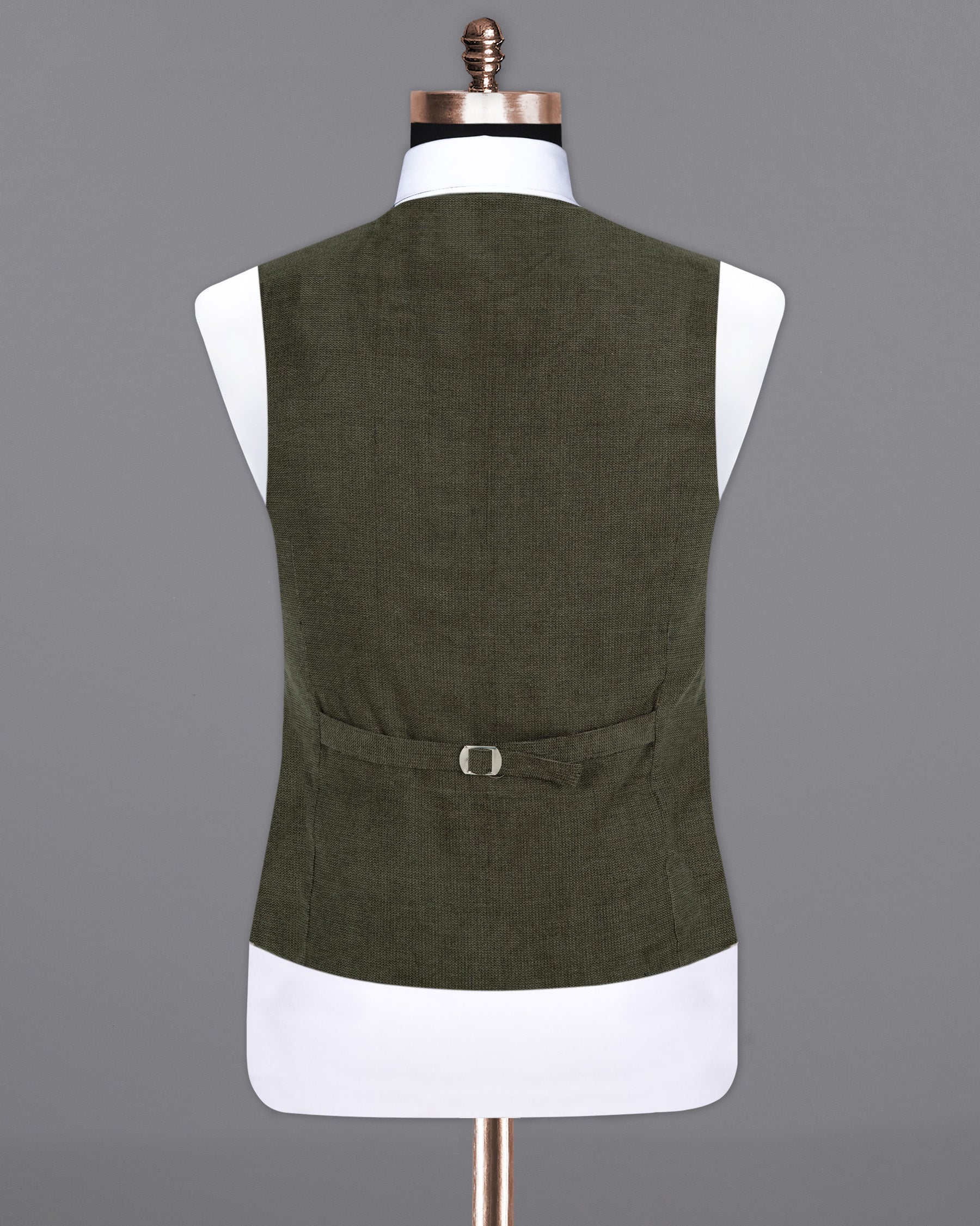 Merlin Green Premium Cotton Waistcoat V1299-36, V1299-38, V1299-40, V1299-42, V1299-44, V1299-46, V1299-48, V1299-50, V1299-52, V1299-54, V1299-56, V1299-58, V1299-60