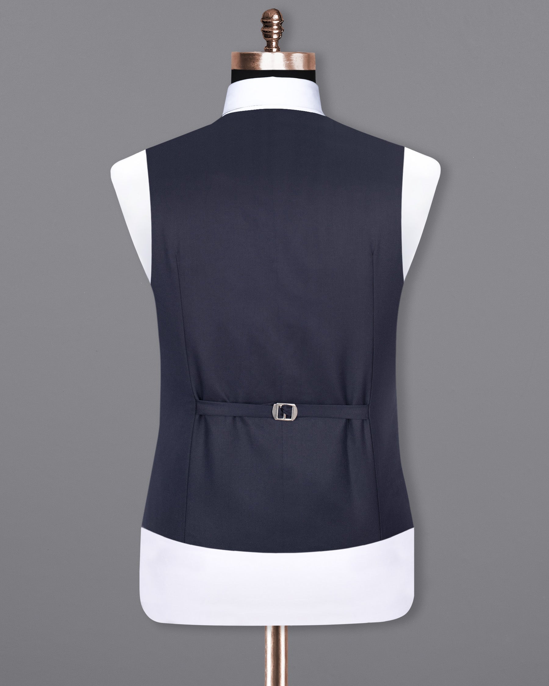 Licorice Blue Wool rich Waistcoat