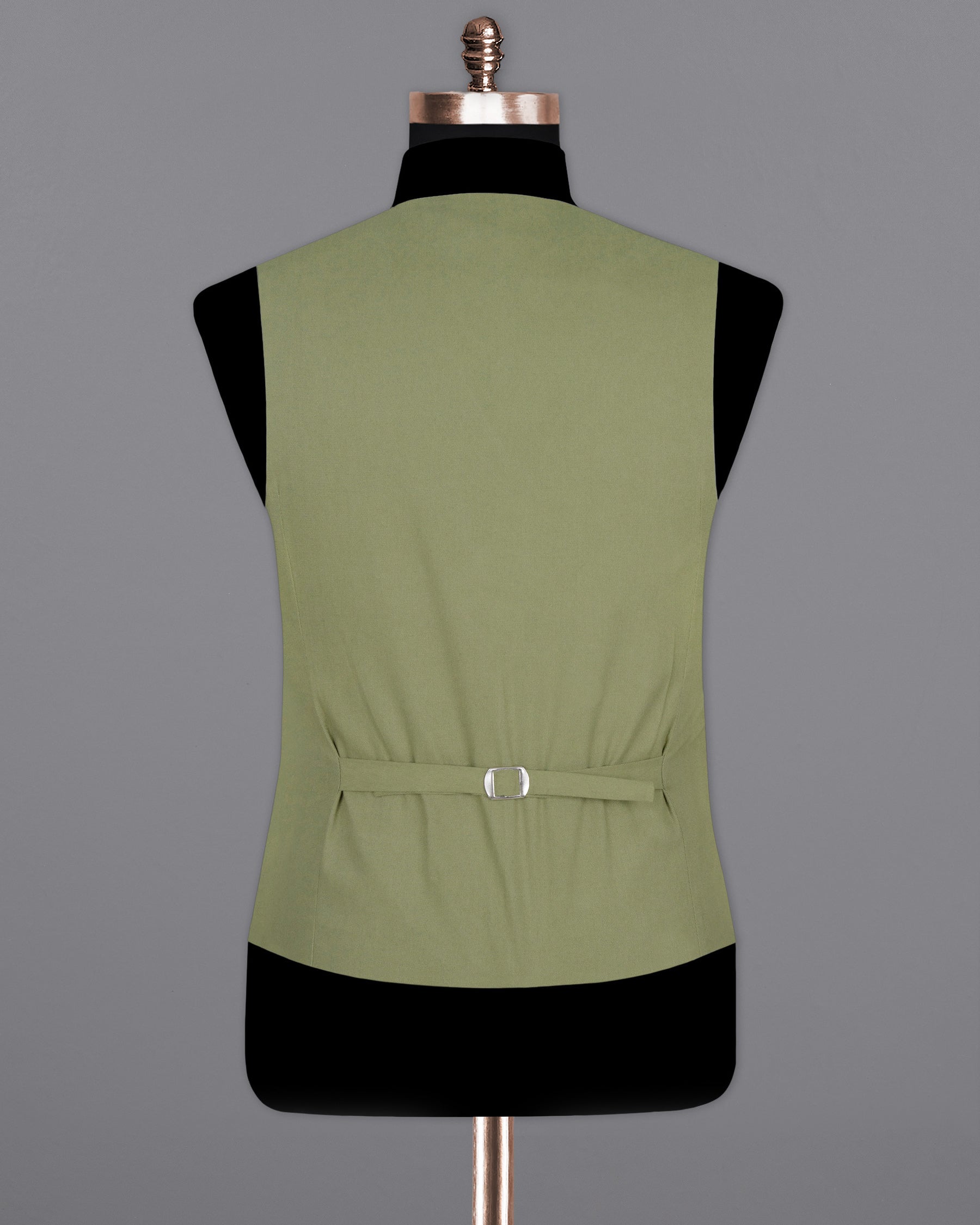 Kelp Green Heavyweight Premium Cotton Waistcoat