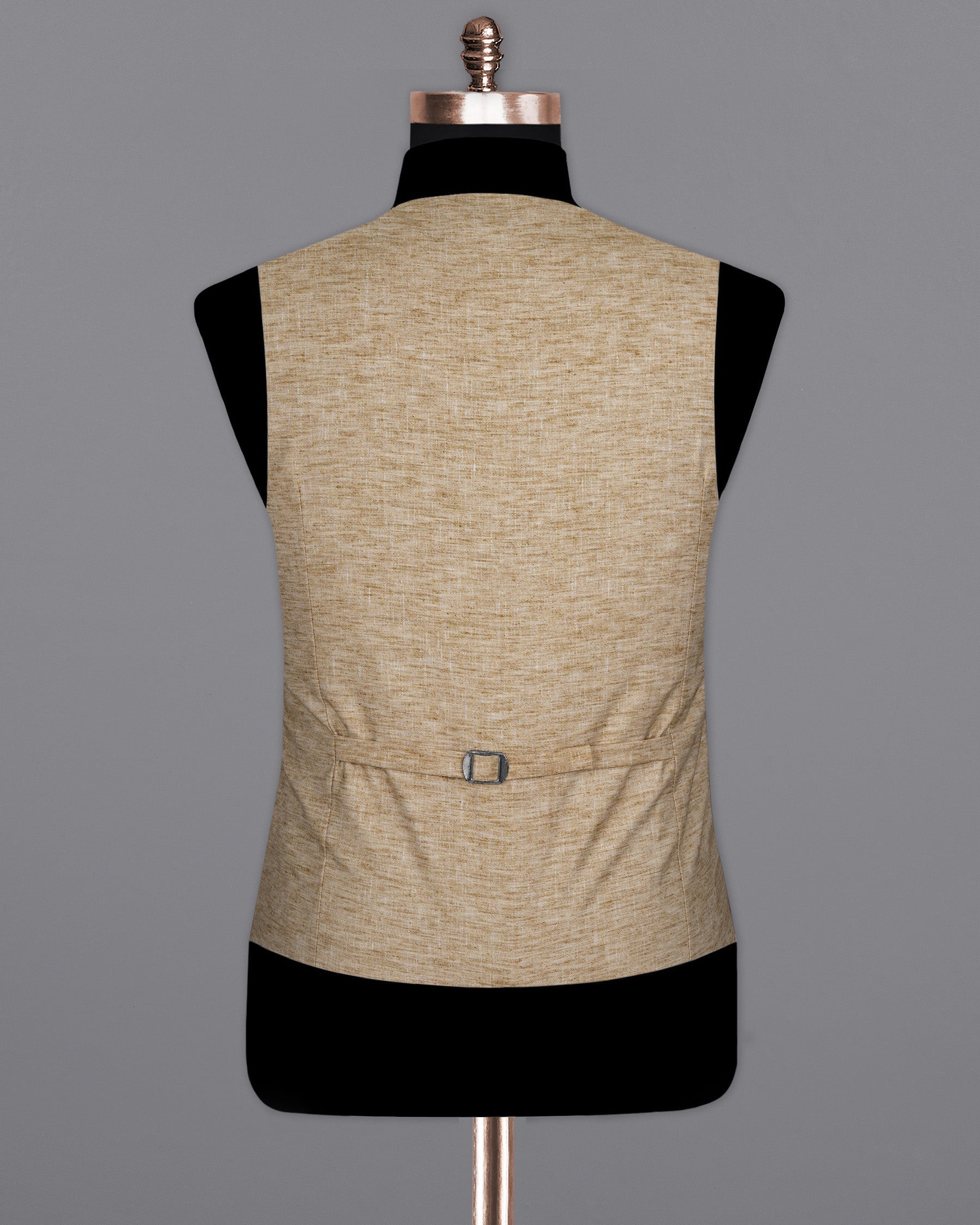 Sandrift Brown Luxurious Linen Sports Waistcoat V1559-36, V1559-38, V1559-40, V1559-42, V1559-44, V1559-46, V1559-48, V1559-50, V1559-52, V1559-54, V1559-56, V1559-58, V1559-60