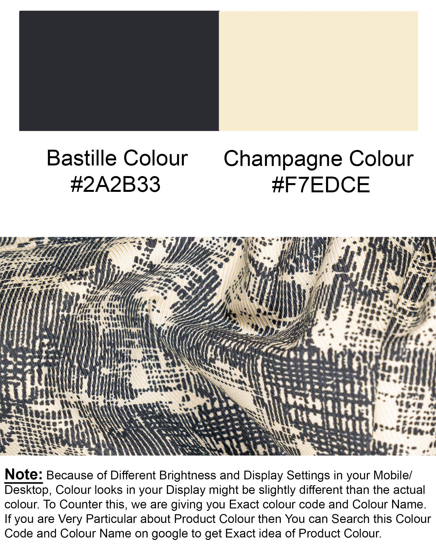 Bastille and Champagne Beige Abstract Print Textured Waistcoat V1680-36, V1680-38, V1680-40, V1680-42, V1680-44, V1680-46, V1680-48, V1680-50, V1680-52, V1680-54, V1680-56, V1680-58, V1680-60