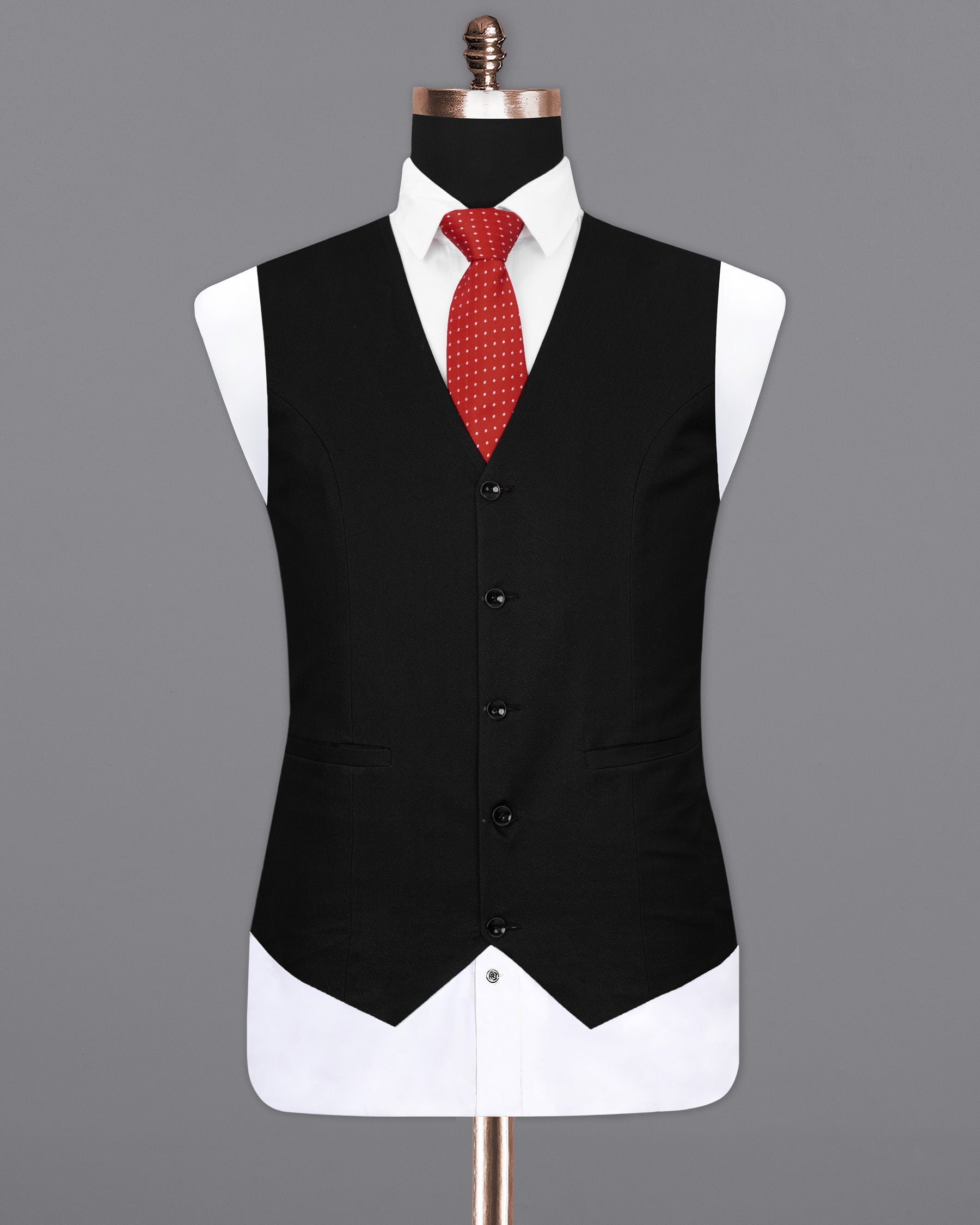 Jade Black Textured Waistcoat V1683-36, V1683-38, V1683-40, V1683-42, V1683-44, V1683-46, V1683-48, V1683-50, V1683-52, V1683-54, V1683-56, V1683-58, V1683-60