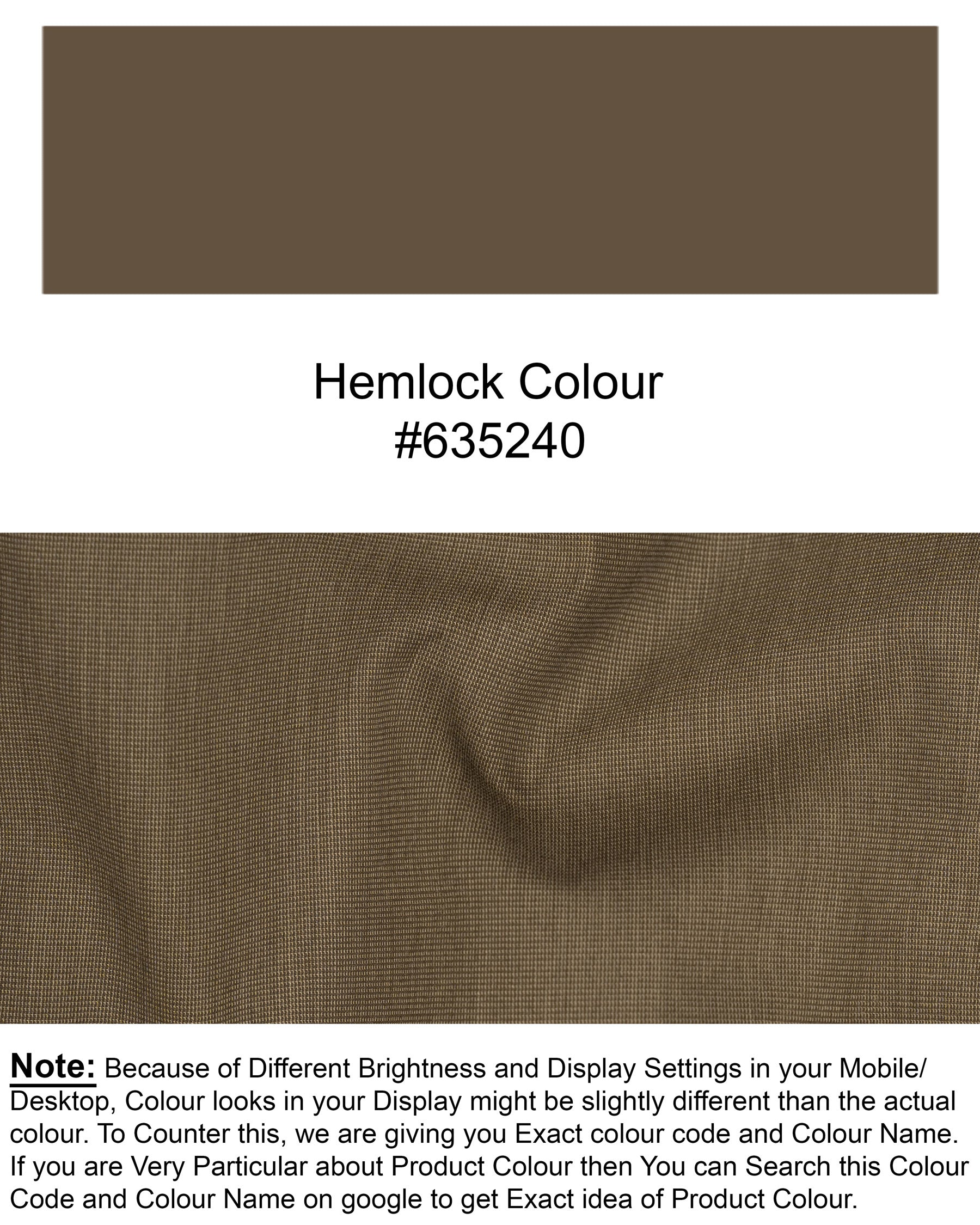 Hemlock Brown Premium Cotton Waistcoat