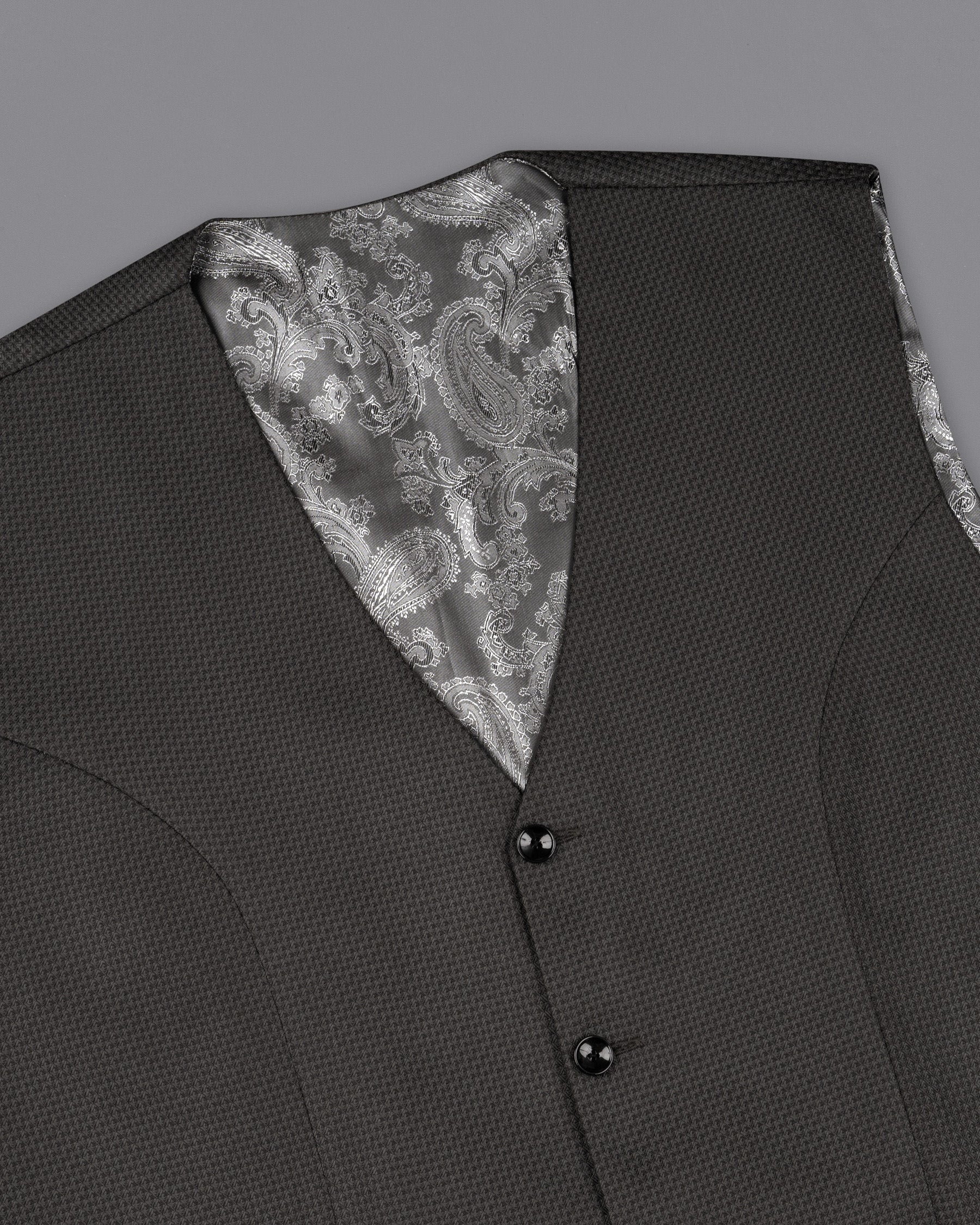 Dune Brown Textured Waistcoat V1754-36, V1754-38, V1754-40, V1754-42, V1754-44, V1754-46, V1754-48, V1754-50, V1754-52, V1754-54, V1754-56, V1754-58, V1754-60