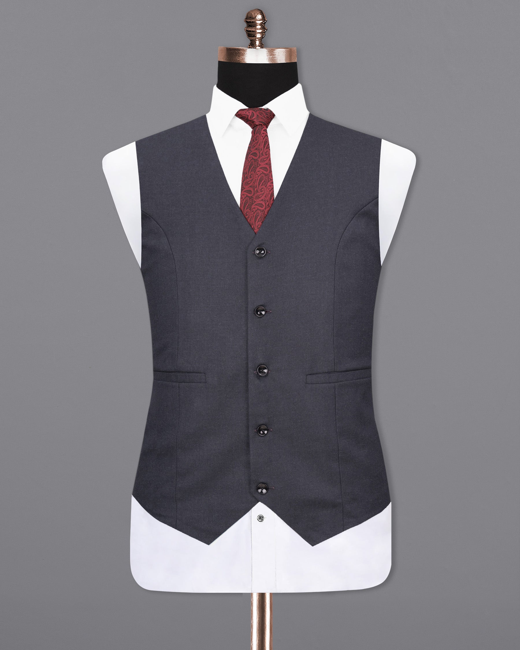 Ship Gray Waistcoat V1830-36, V1830-38, V1830-40, V1830-42, V1830-44, V1830-46, V1830-48, V1830-50, V1830-52, V1830-54, V1830-56, V1830-58, V1830-60