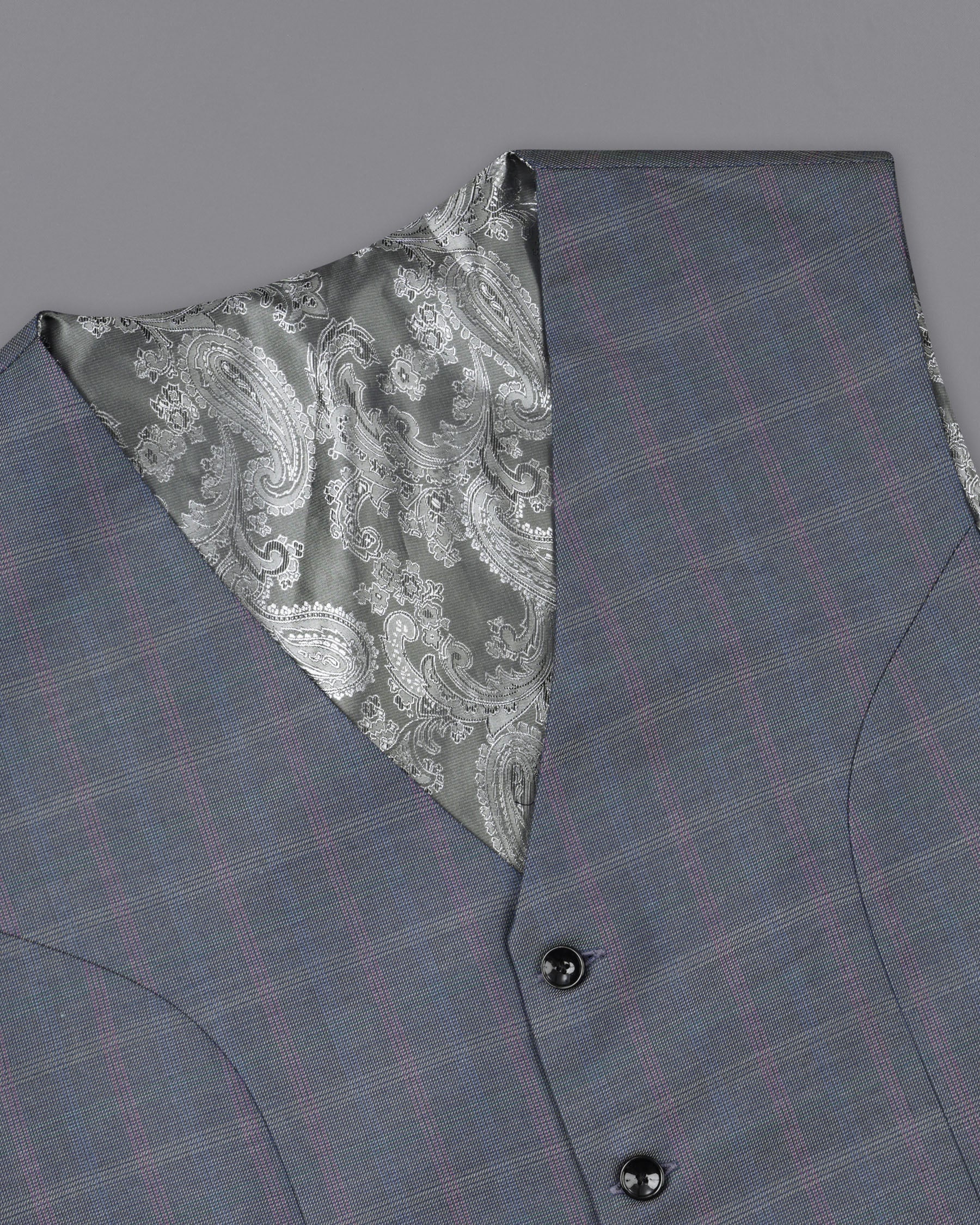 Storm Dust Plaid Waistcoat V1889-36, V1889-38, V1889-40, V1889-42, V1889-44, V1889-46, V1889-48, V1889-50, V1889-52, V1889-54, V1889-56, V1889-58, V1889-60