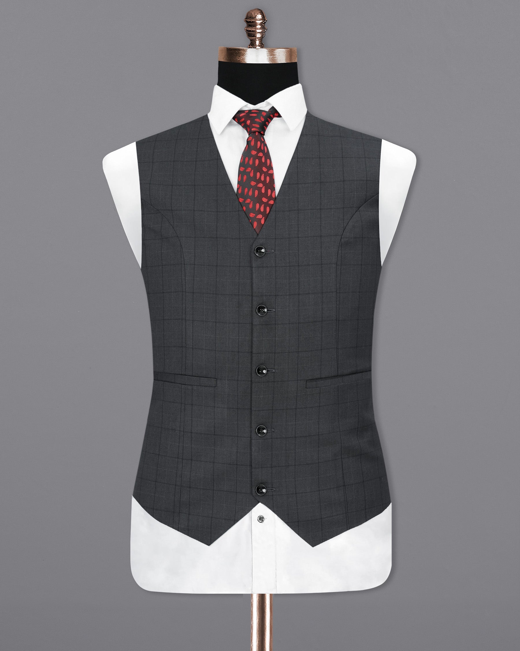 Gravel Grey With Zeus Textured Waistcoat V1893-36, V1893-38, V1893-40, V1893-42, V1893-44, V1893-46, V1893-48, V1893-50, V1893-52, V1893-54, V1893-56, V1893-58, V1893-60