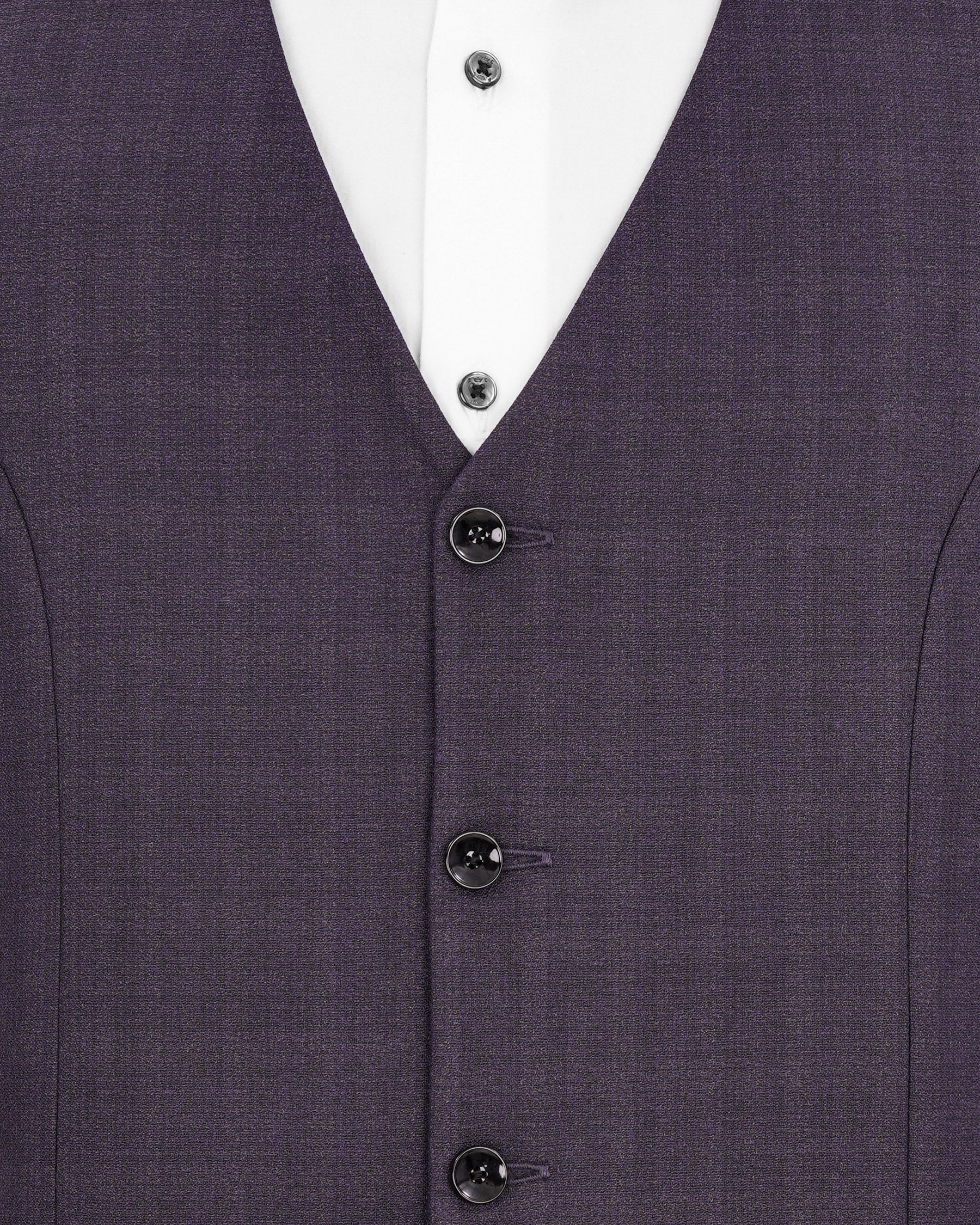 Gunmetal Purple Plaid Waistcoat V1909-36, V1909-38, V1909-40, V1909-42, V1909-44, V1909-46, V1909-48, V1909-50, V1909-52, V1909-54, V1909-56, V1909-58, V1909-60