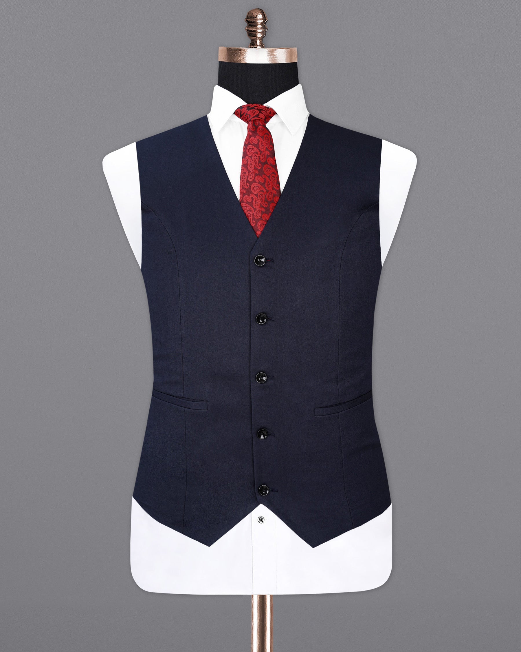 Firefly Navy Blue Waistcoat V1943-36, V1943-38, V1943-40, V1943-42, V1943-44, V1943-46, V1943-48, V1943-50, V1943-52, V1943-54, V1943-56, V1943-58, V1943-60