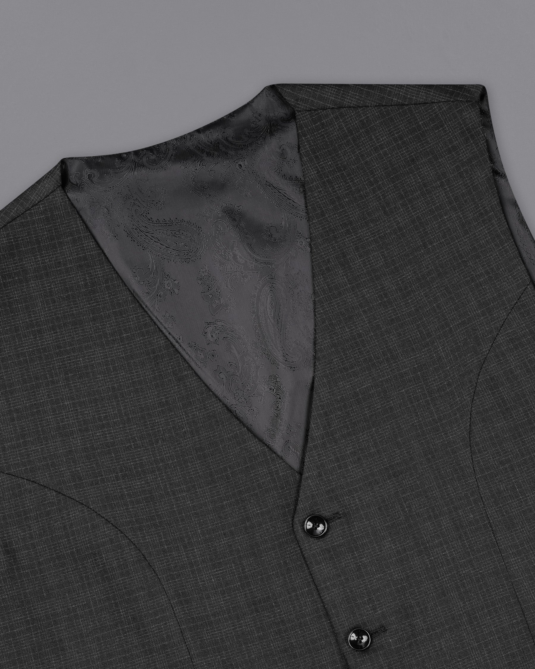 Zeus Gray Plaid Waistcoat V1948-36, V1948-38, V1948-40, V1948-42, V1948-44, V1948-46, V1948-48, V1948-50, V1948-52, V1948-54, V1948-56, V1948-58, V1948-60