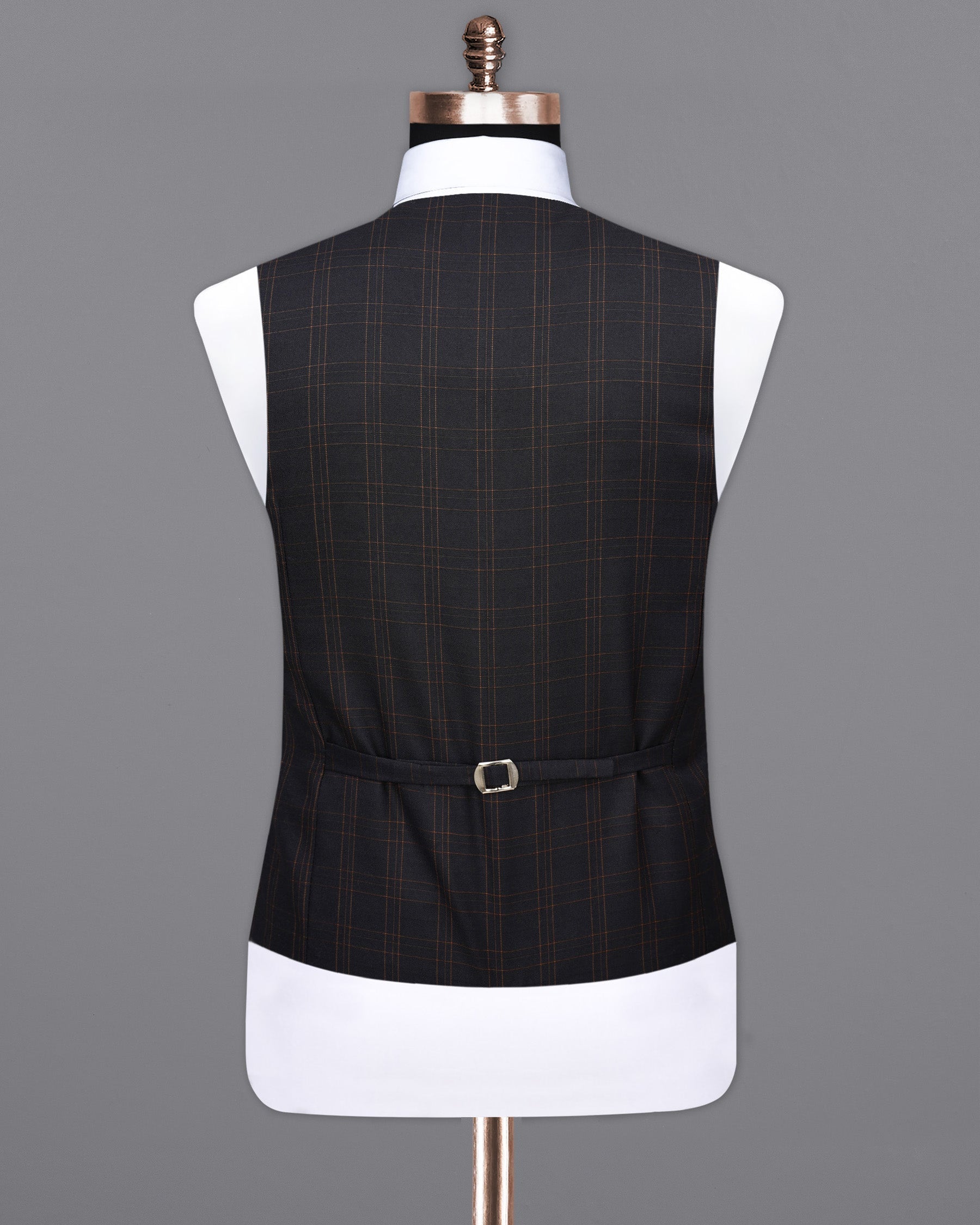 Jaguar Black Plaid Waistcoat V1995-36, V1995-38, V1995-40, V1995-42, V1995-44, V1995-46, V1995-48, V1995-50, V1995-52, V1995-54, V1995-56, V1995-58, V1995-60