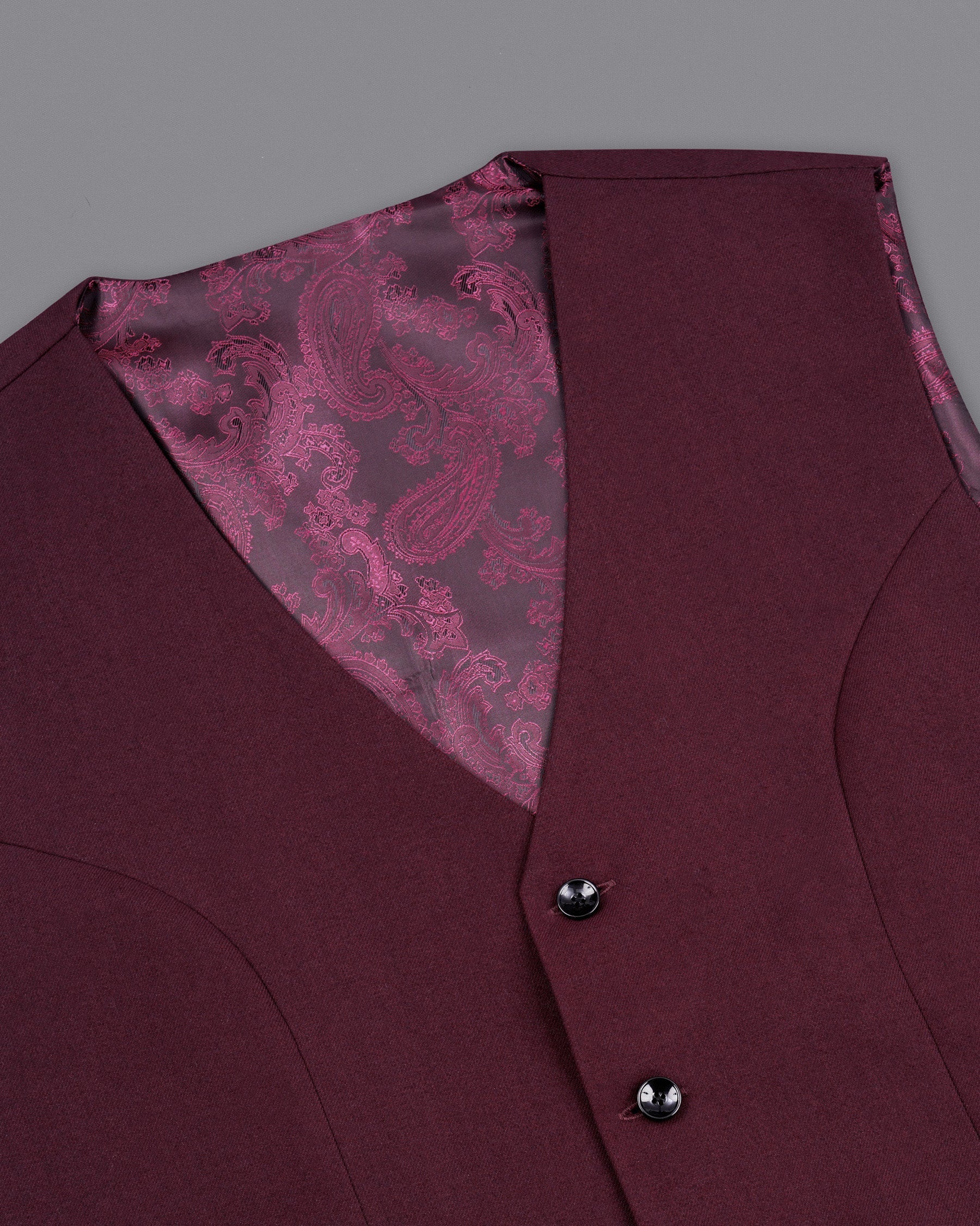 Wine Berry Wool Rich Waistcoat V2130-36, V2130-38, V2130-40, V2130-42, V2130-44, V2130-46, V2130-48, V2130-50, V2130-52, V2130-54, V2130-56, V2130-58, V2130-60