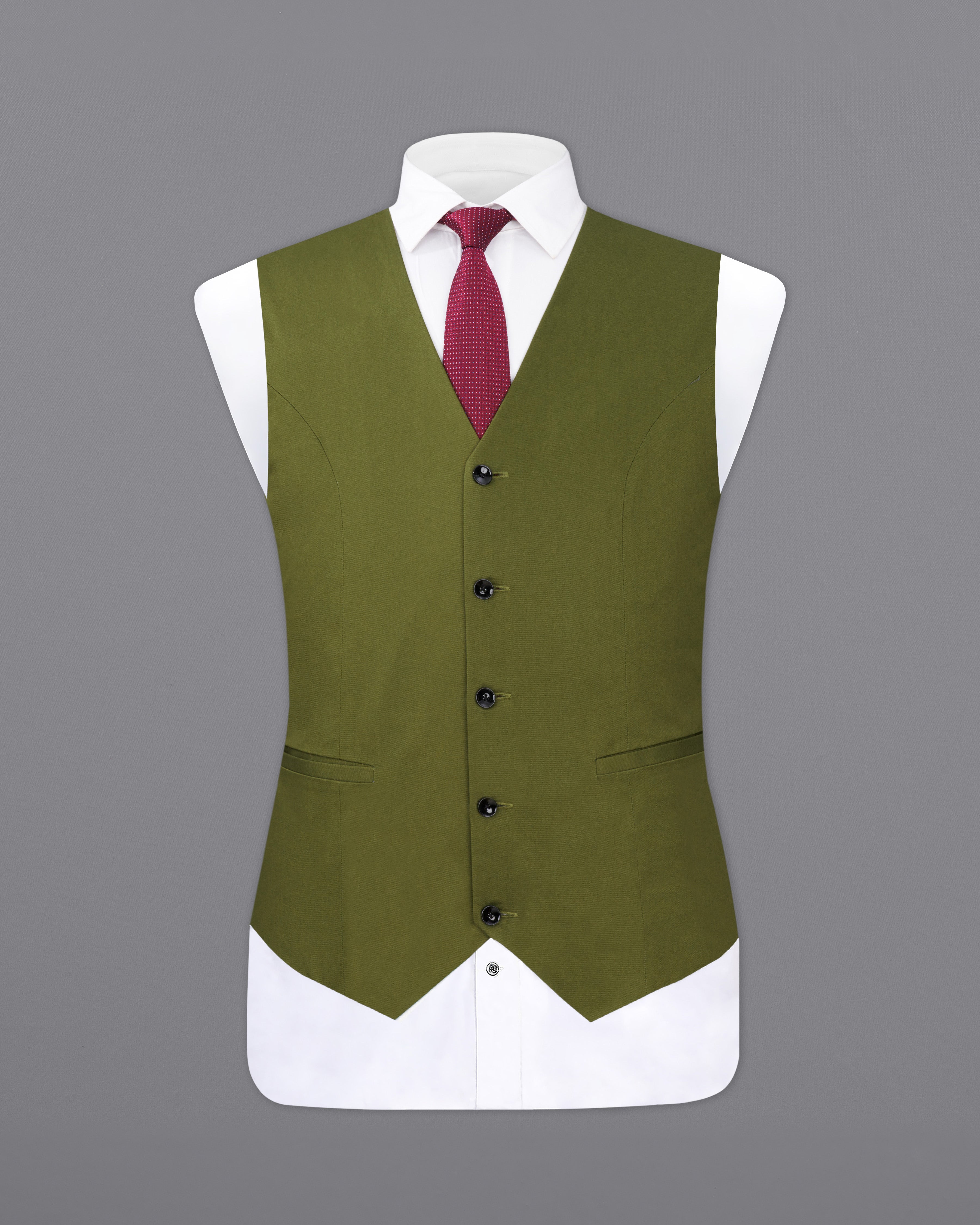 Saratoga Green Premium Cotton Waistcoat V2317-36, V2317-38, V2317-40, V2317-42, V2317-44, V2317-46, V2317-48, V2317-50, V2317-52, V2317-54, V2317-56, V2317-58, V2317-60