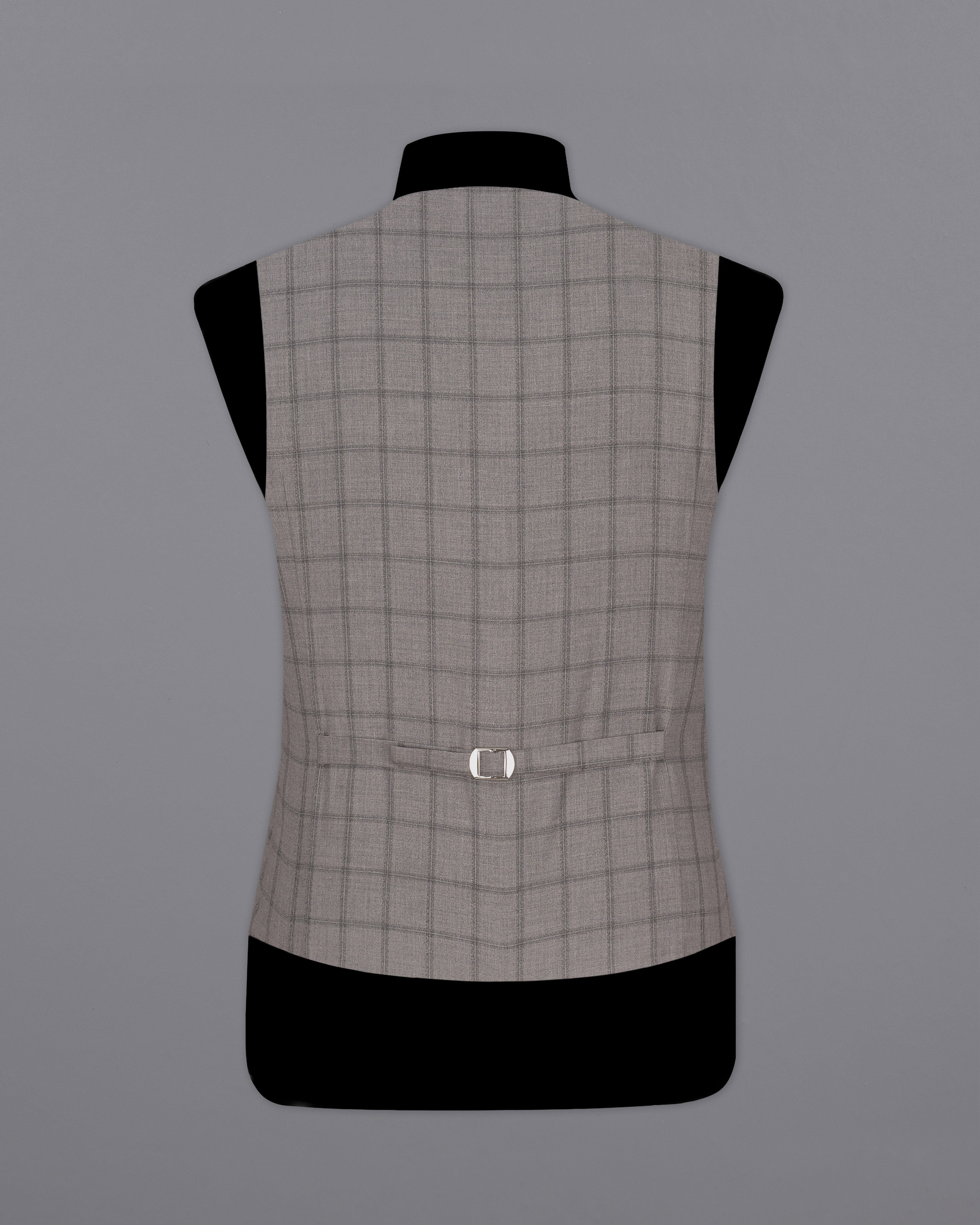 Concord Gray Plaid Waistcoat V2344-36, V2344-38, V2344-40, V2344-42, V2344-44, V2344-46, V2344-48, V2344-50, V2344-52, V2344-54, V2344-56, V2344-58, V2344-60