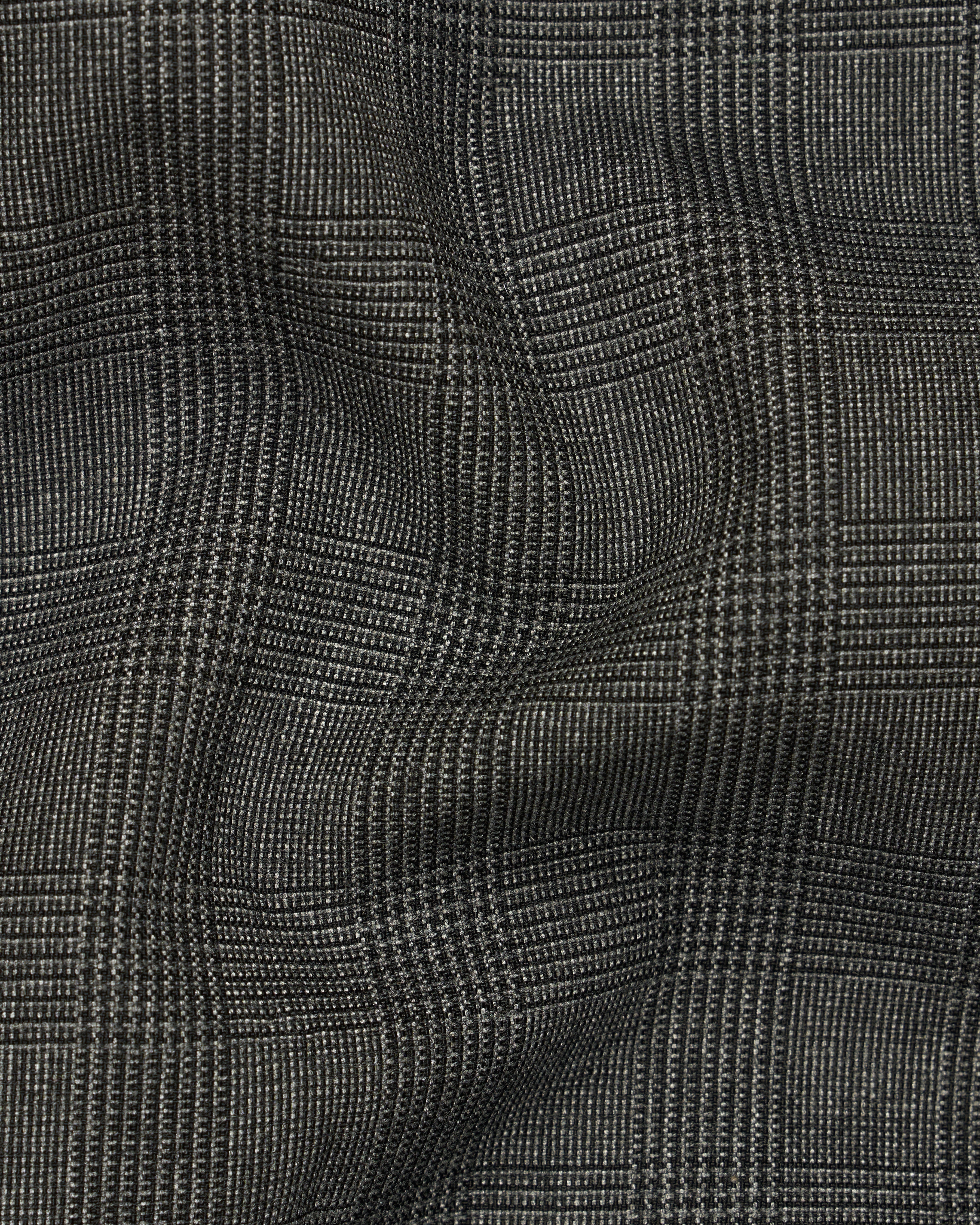 Tundora Dark Gray Subtle Plaid Waistcoat V2723-36, V2723-38, V2723-40, V2723-42, V2723-44, V2723-46, V2723-48, V2723-50, V2723-52, V2723-54, V2723-56, V2723-58, V2723-60