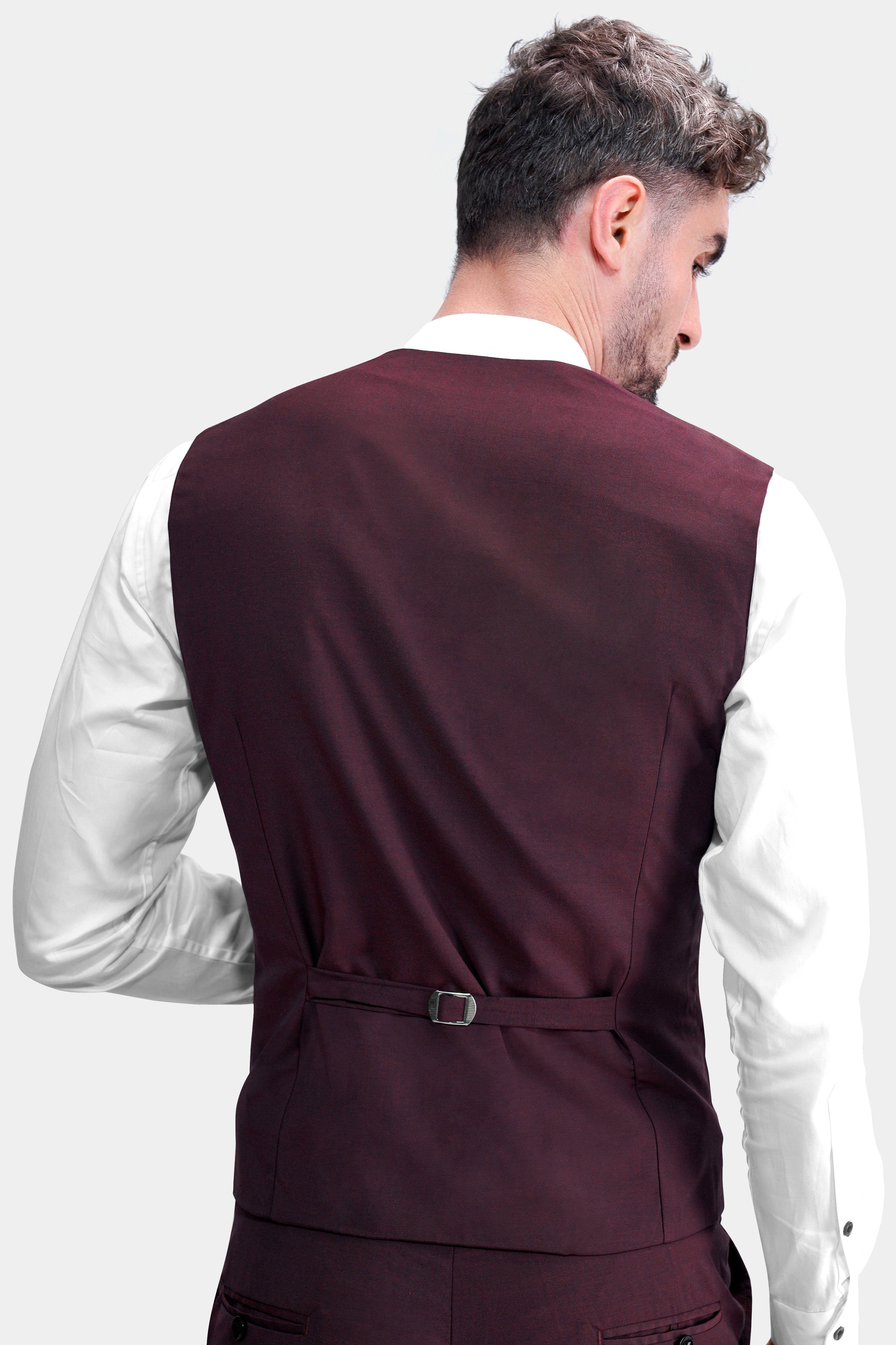 Matterhorn Maroon Wool Rich Waistcoat V2755-36, V2755-38, V2755-40, V2755-42, V2755-44, V2755-46, V2755-48, V2755-50, V2755-52, V2755-54, V2755-56, V2755-58, V2755-60