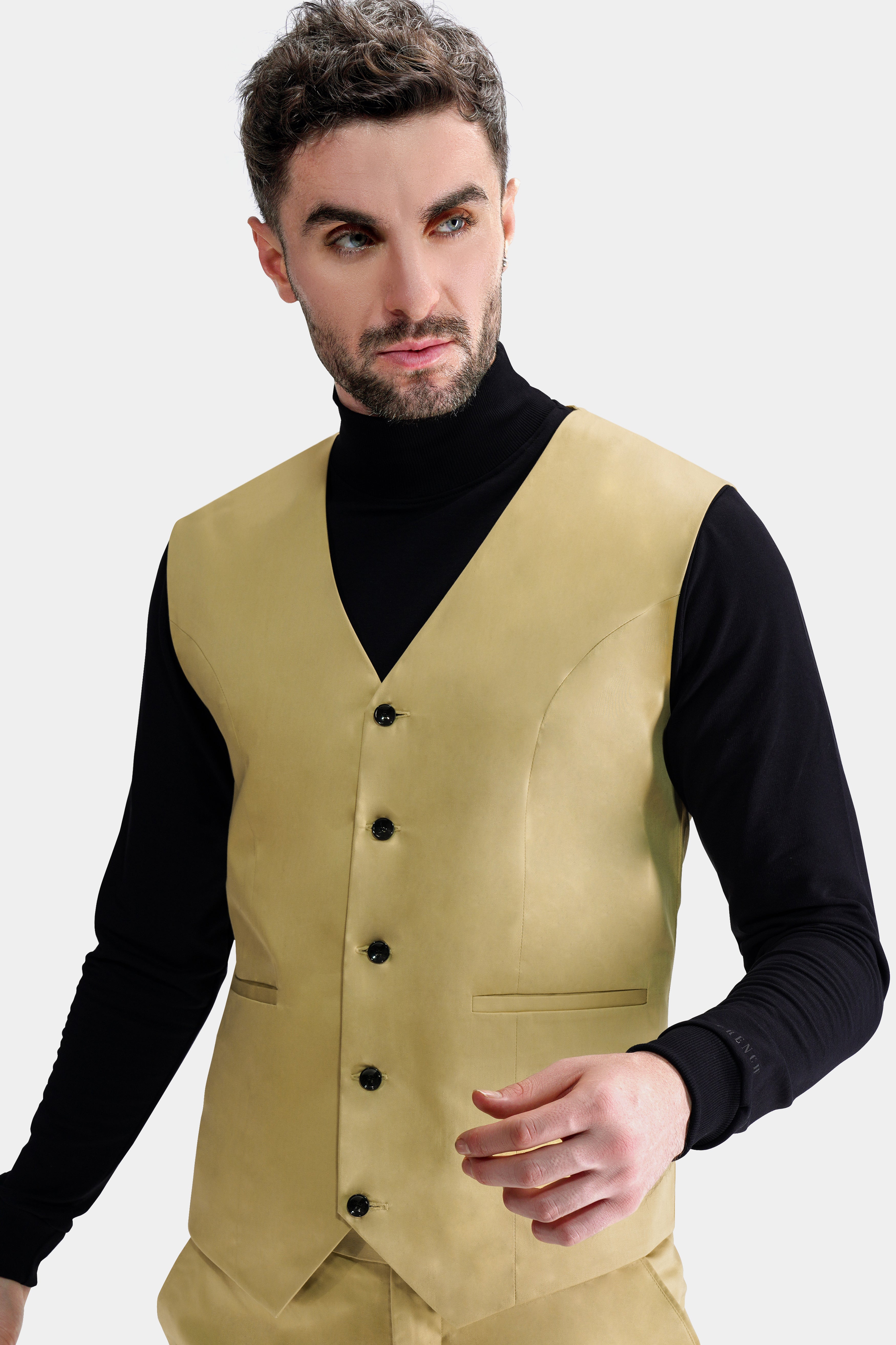 Apache Brown Premium Cotton Waistcoat V2767-36, V2767-38, V2767-40, V2767-42, V2767-44, V2767-46, V2767-48, V2767-50, V2767-52, V2767-54, V2767-56, V2767-58, V2767-60