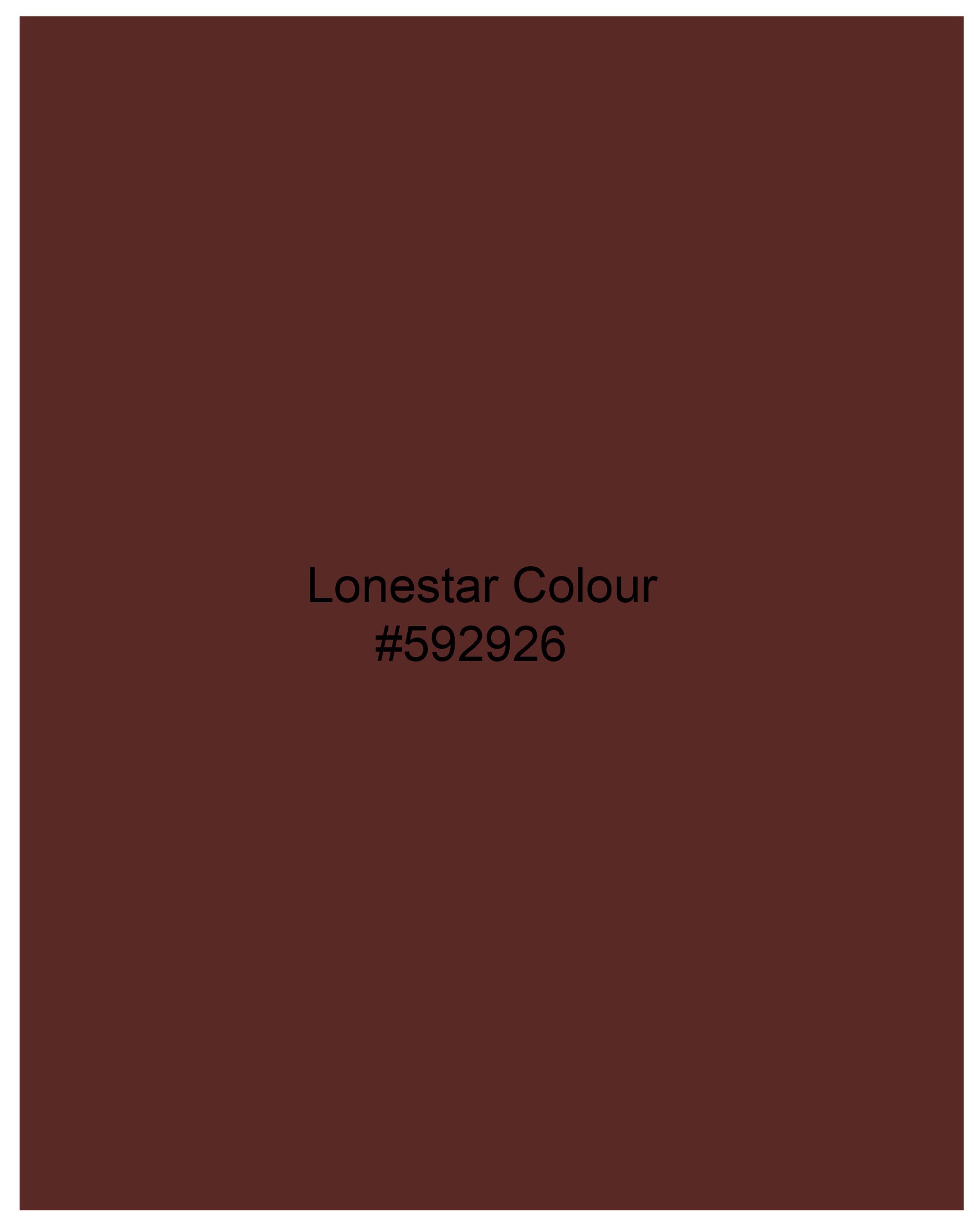 Lonestar Brown Solid Bandhgala Nehru Jacket WC2038-36, WC2038-38, WC2038-40, WC2038-42, WC2038-44, WC2038-46, WC2038-48, WC2038-50, WC2038-52, WC2038-54, WC2038-56, WC2038-58, WC2038-60