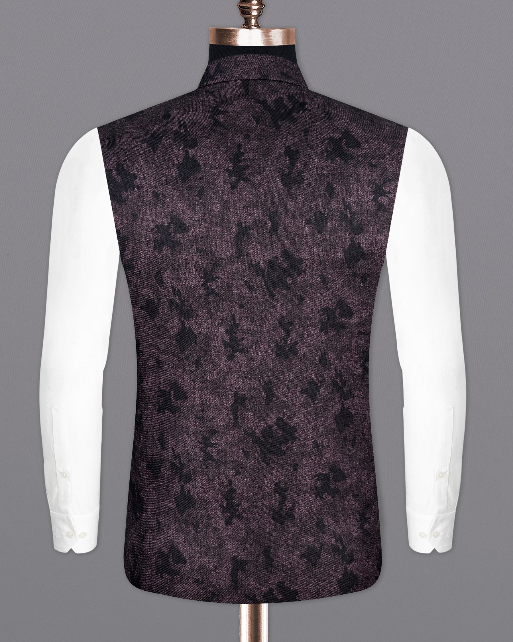 Zeus Pink printed  Nehru Jacket  WC2173-36, WC2173-38, WC2173-40, WC2173-42, WC2173-44, WC2173-46, WC2173-48, WC2173-50, WC2173-52, WC2173-54, WC2173-56, WC2173-58, WC2173-60