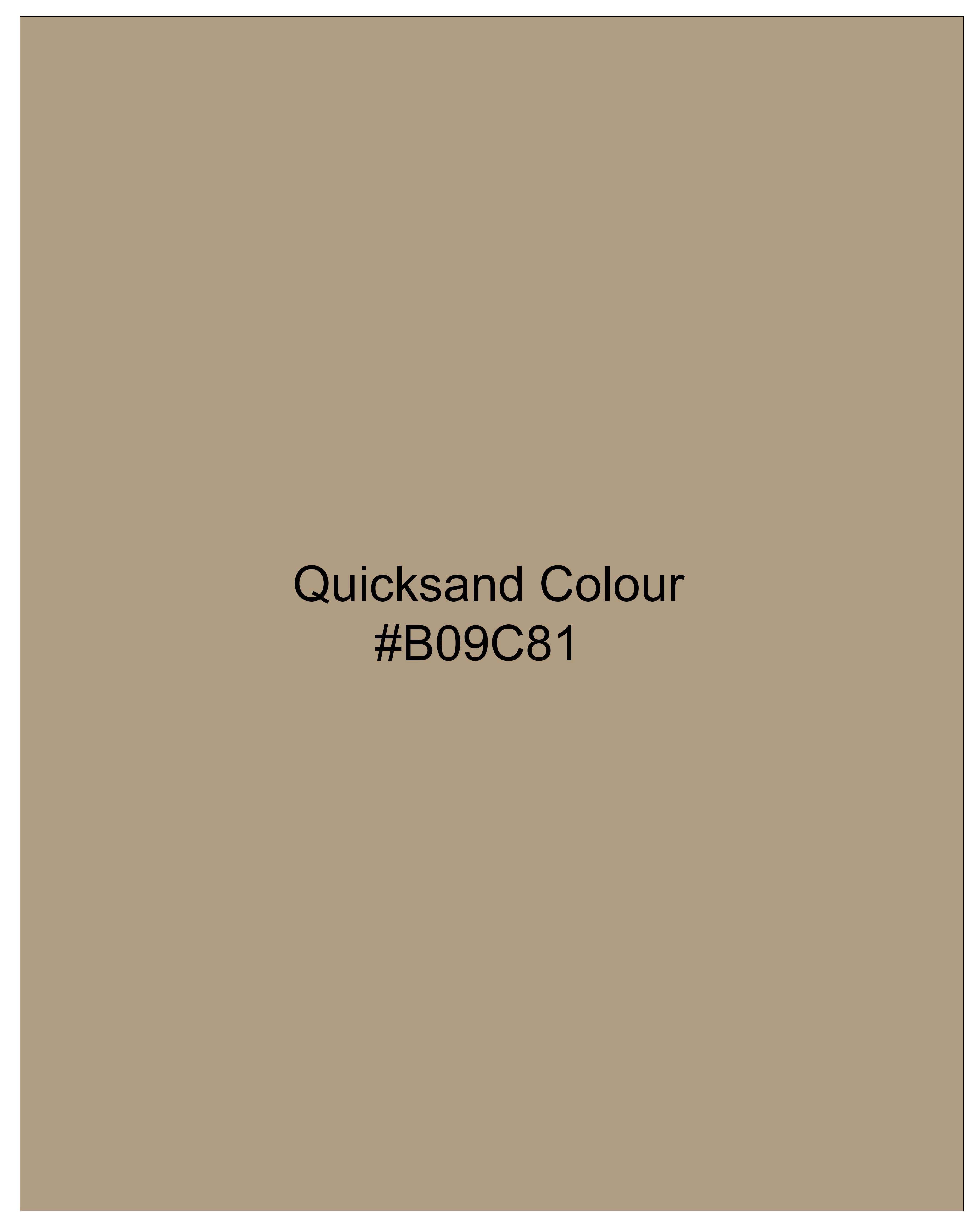 Quicksand Brown Premium Cotton Stretchable Nehru Jacket WC2654-36, WC2654-38, WC2654-40, WC2654-42, WC2654-44, WC2654-46, WC2654-48, WC2654-50, WC2654-52, WC2654-54, WC2654-56, WC2654-58, WC2654-60