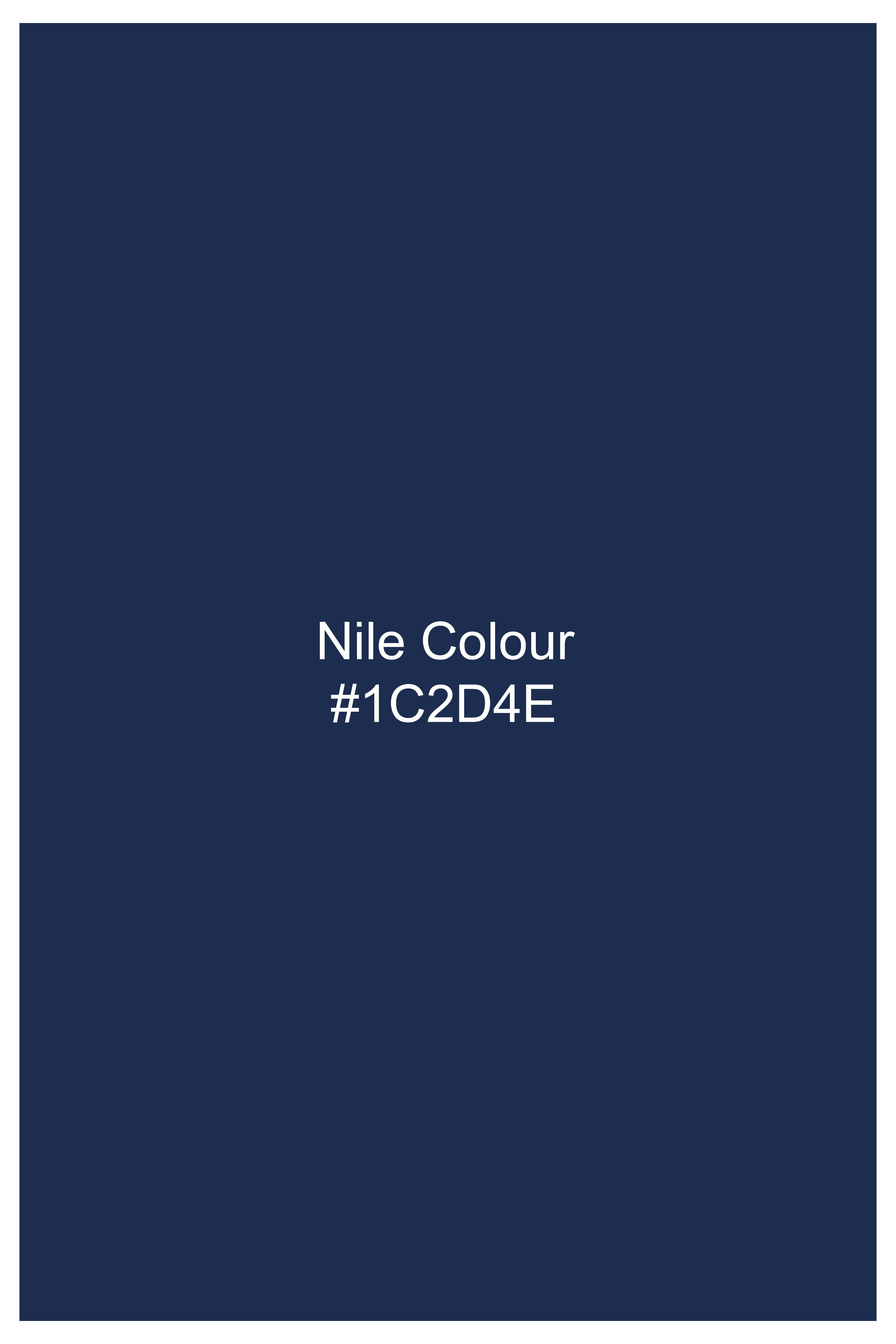 Nile Blue Wool Rich Neharu Jacket WC2806-36, WC2806-38, WC2806-40, WC2806-42, WC2806-44, WC2806-46, WC2806-48, WC2806-50, WC2806-52, WC2806-54, WC2806-56, WC2806-58, WC2806-60