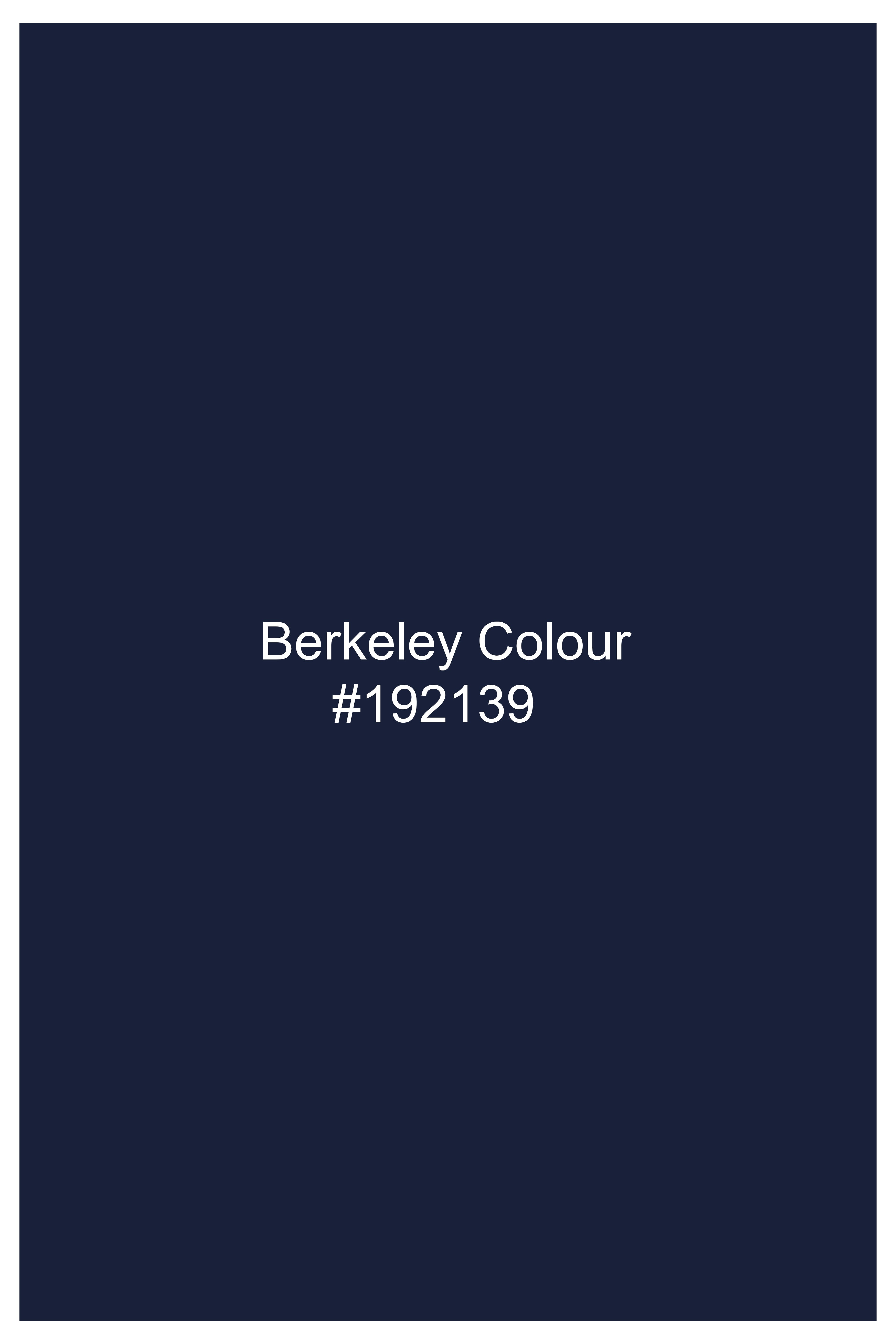 Berkeley Blue Wool Rich Neharu Jacket WC2820-36, WC2820-38, WC2820-40, WC2820-42, WC2820-44, WC2820-46, WC2820-48, WC2820-50, WC2820-52, WC2820-54, WC2820-56, WC2820-58, WC2820-60