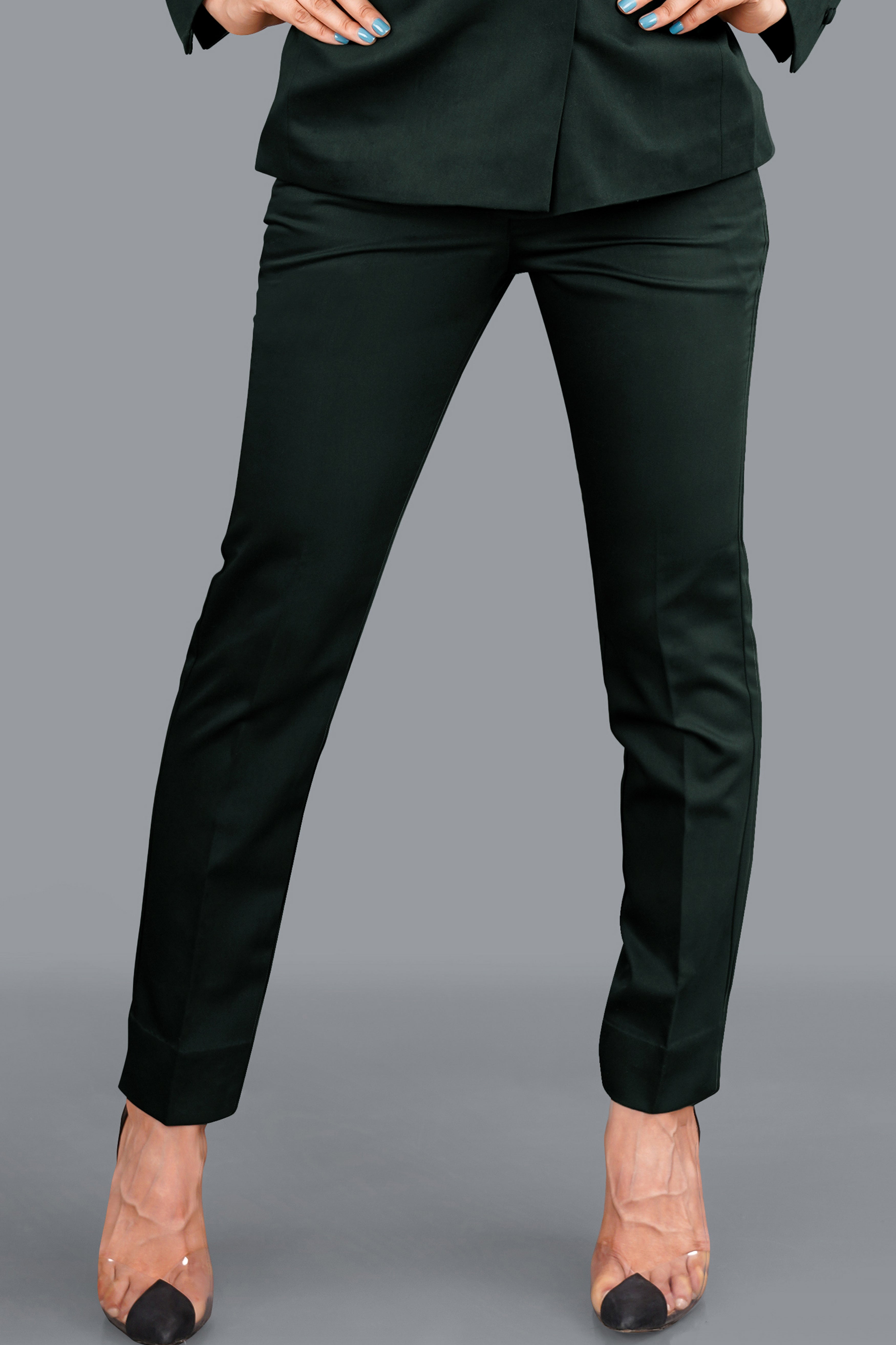 Juniper Green Subtle Sheen Women's Pant