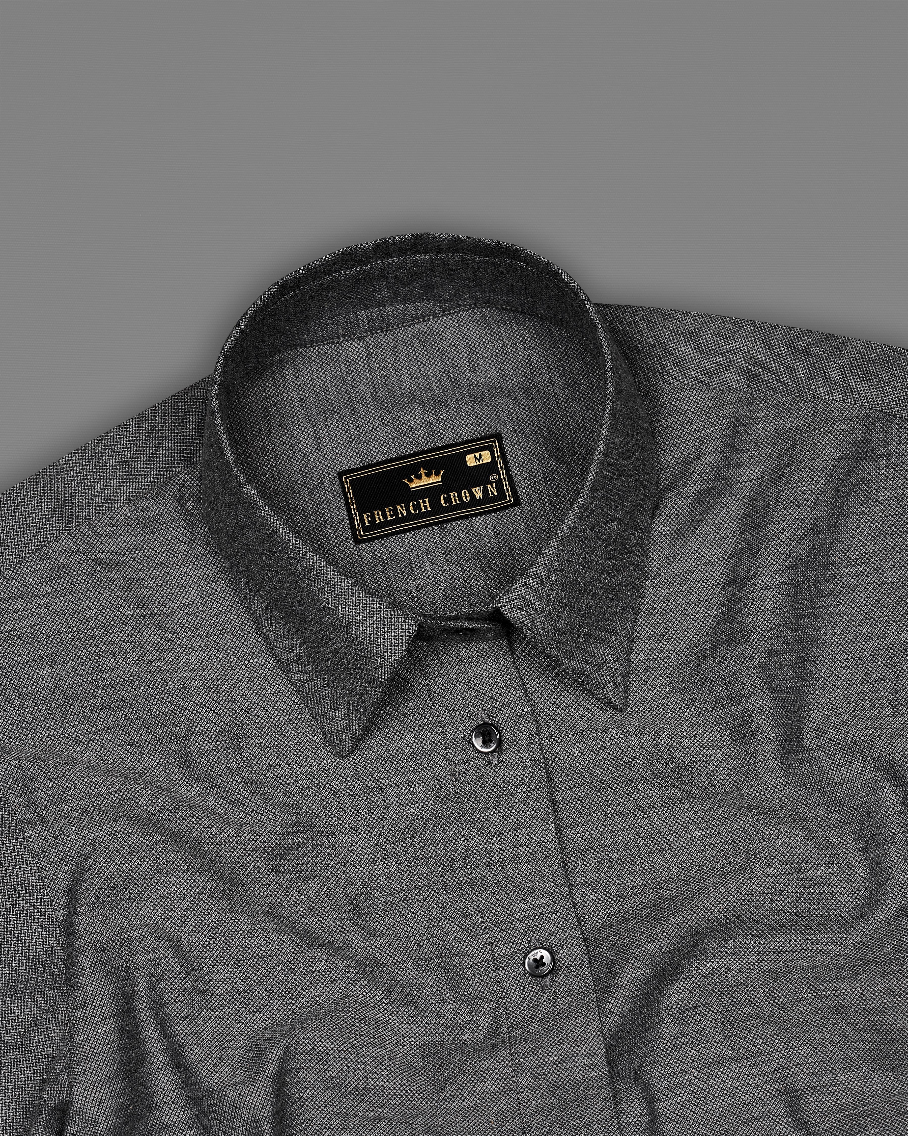 Concord Gray Premium Cotton ShirtWS044-BLK-32, WS044-BLK-34, WS044-BLK-36, WS044-BLK-38, WS044-BLK-40, WS044-BLK-42