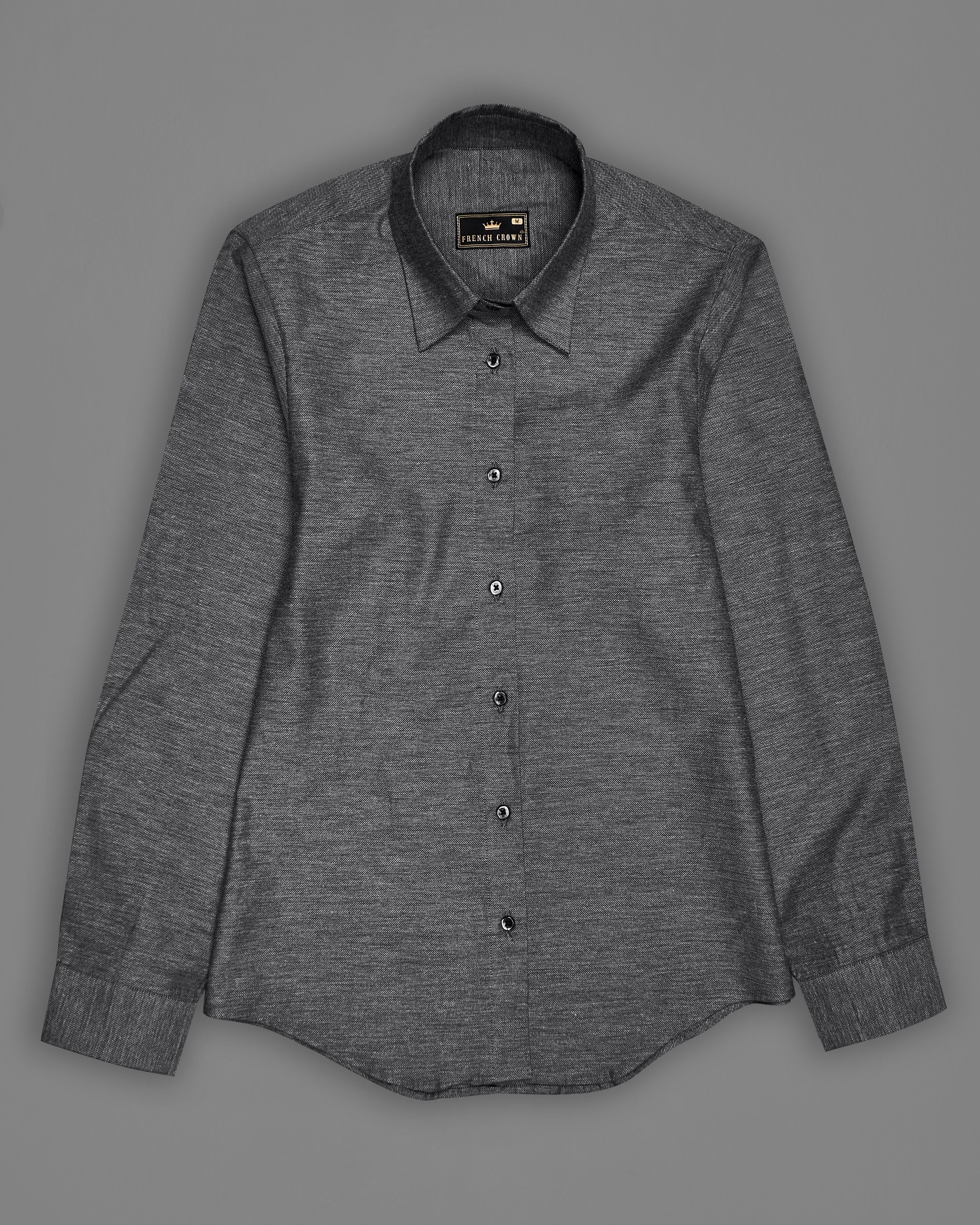 Concord Gray Premium Cotton ShirtWS044-BLK-32, WS044-BLK-34, WS044-BLK-36, WS044-BLK-38, WS044-BLK-40, WS044-BLK-42