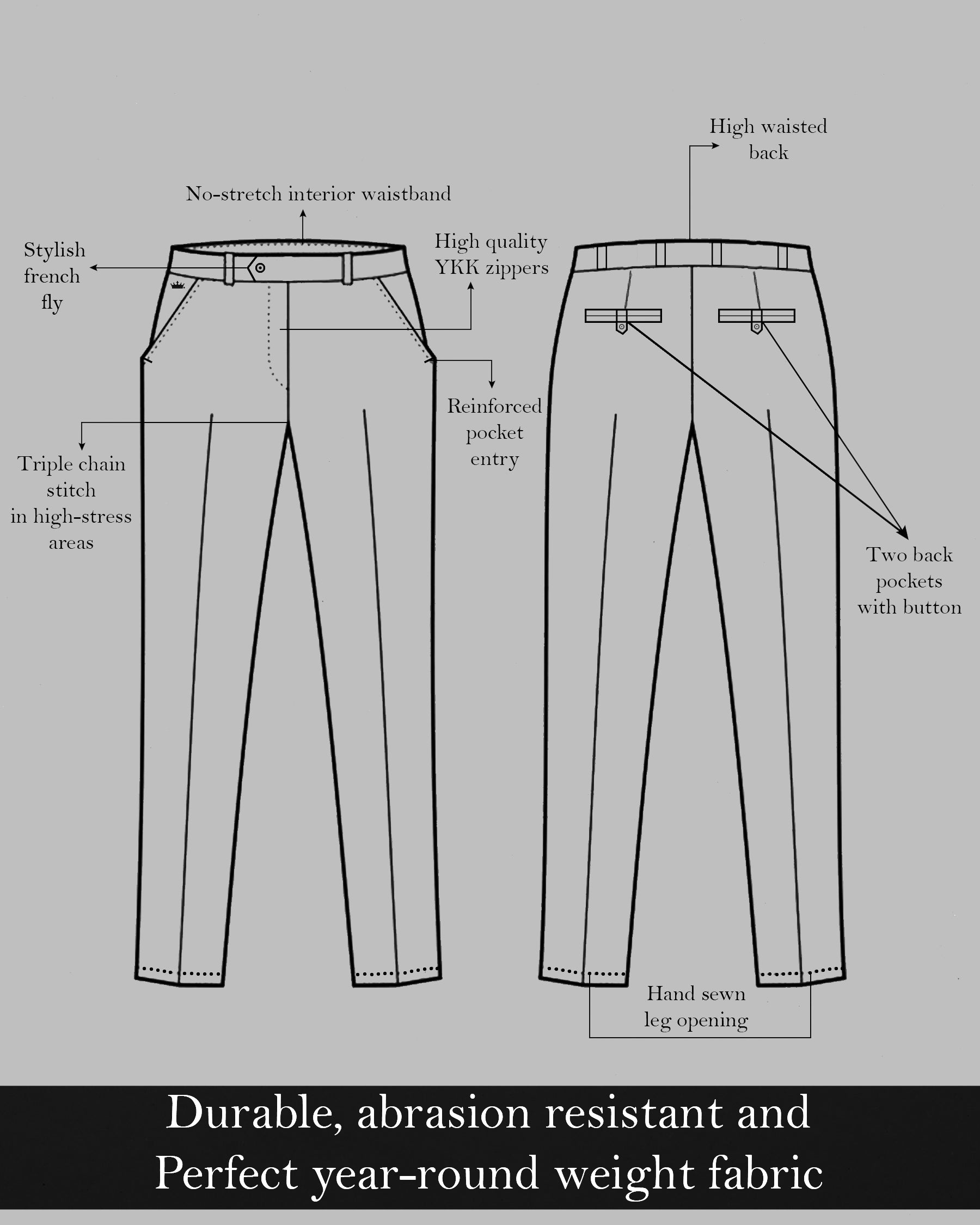 lridium with mirage plaid Pant T1888-28, T1888-30, T1888-32, T1888-34, T1888-36, T1888-38, T1888-40, T1888-42, T1888-44